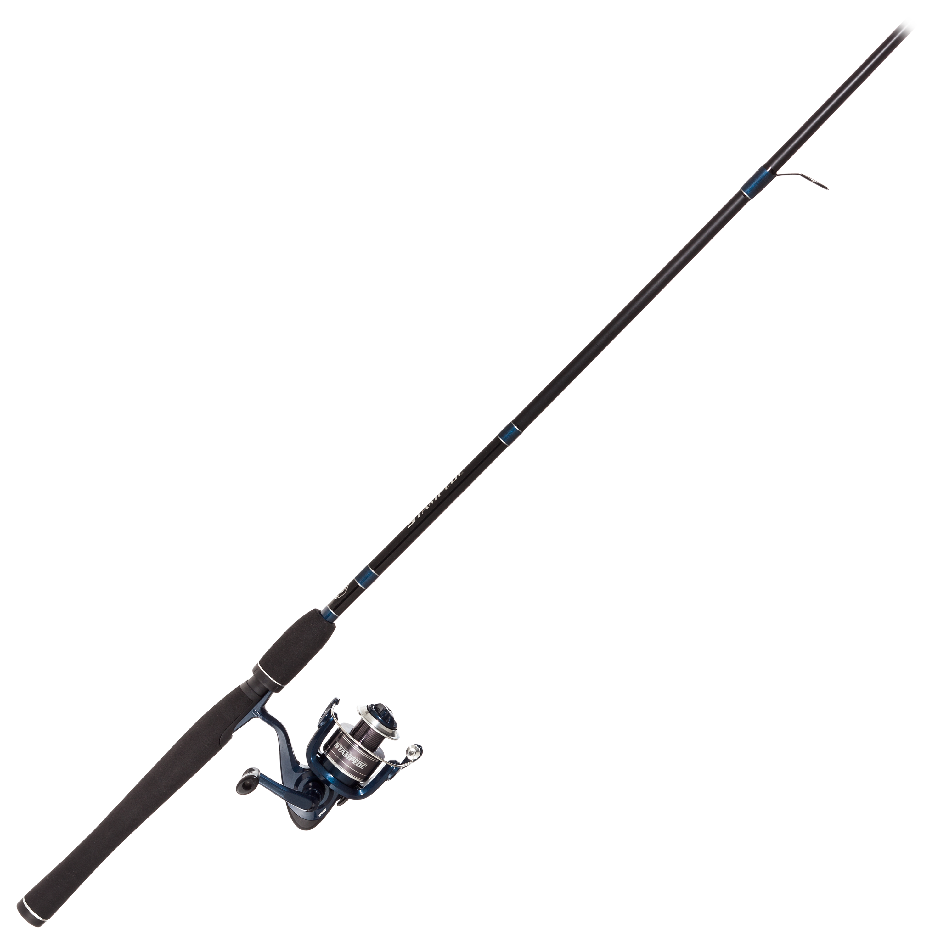 Bass Pro Shops Stampede Front Drag Reel and Rod Spinning Combo