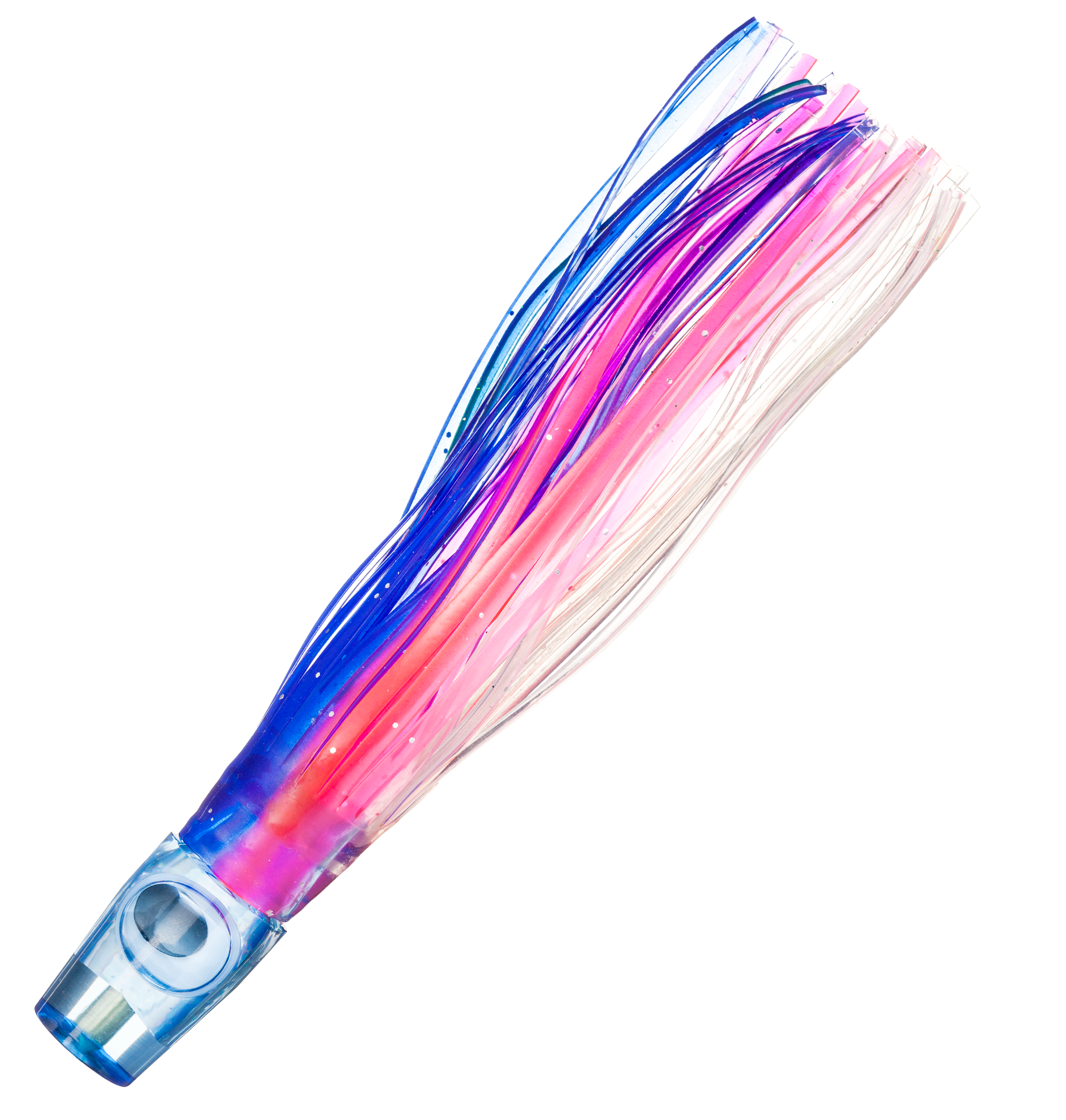 Image of Offshore Angler Mini Cup Trolling Lure - 7-1/2'' - Blue Head-Blue/Pink
