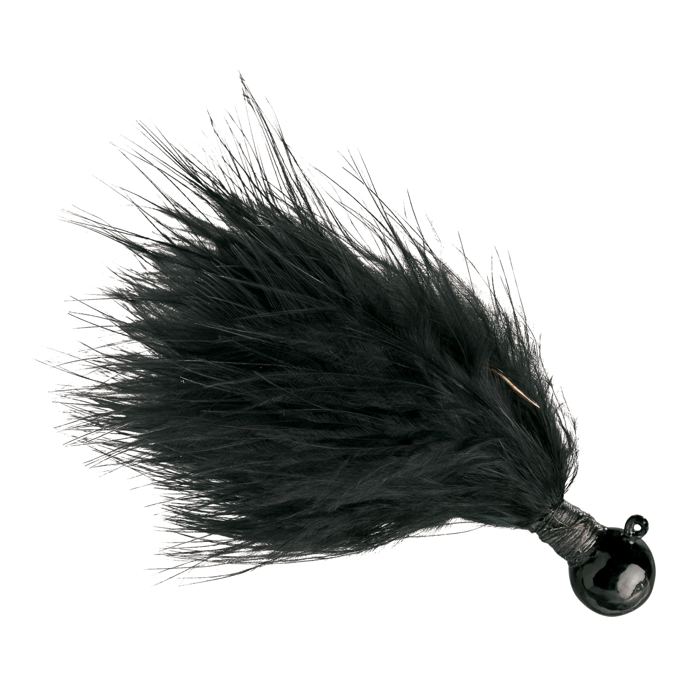 Image of Kalin's Marabou Jigs - Black - 1/16 oz.