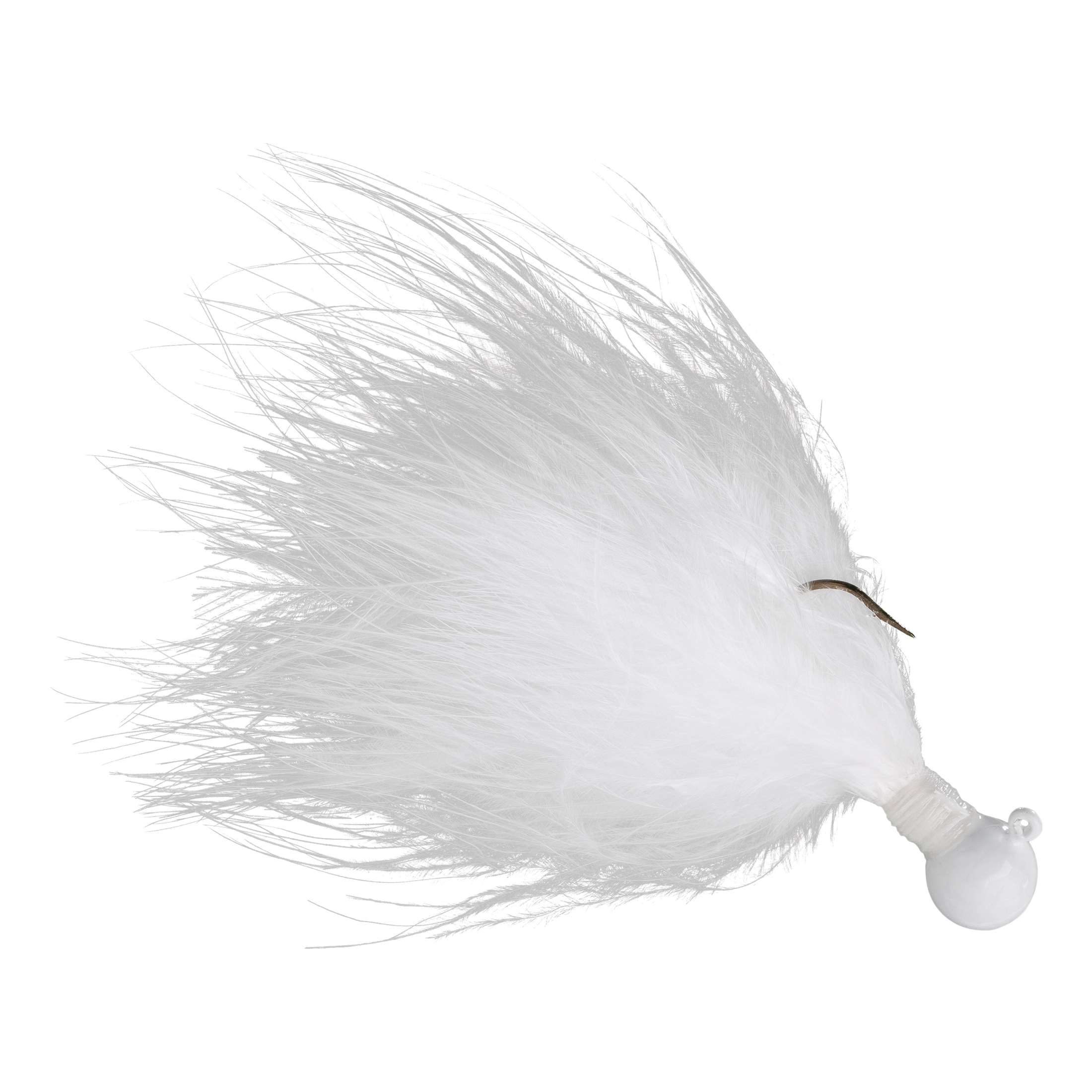 Image of Kalin's Marabou Jigs - White - 1/4 oz.