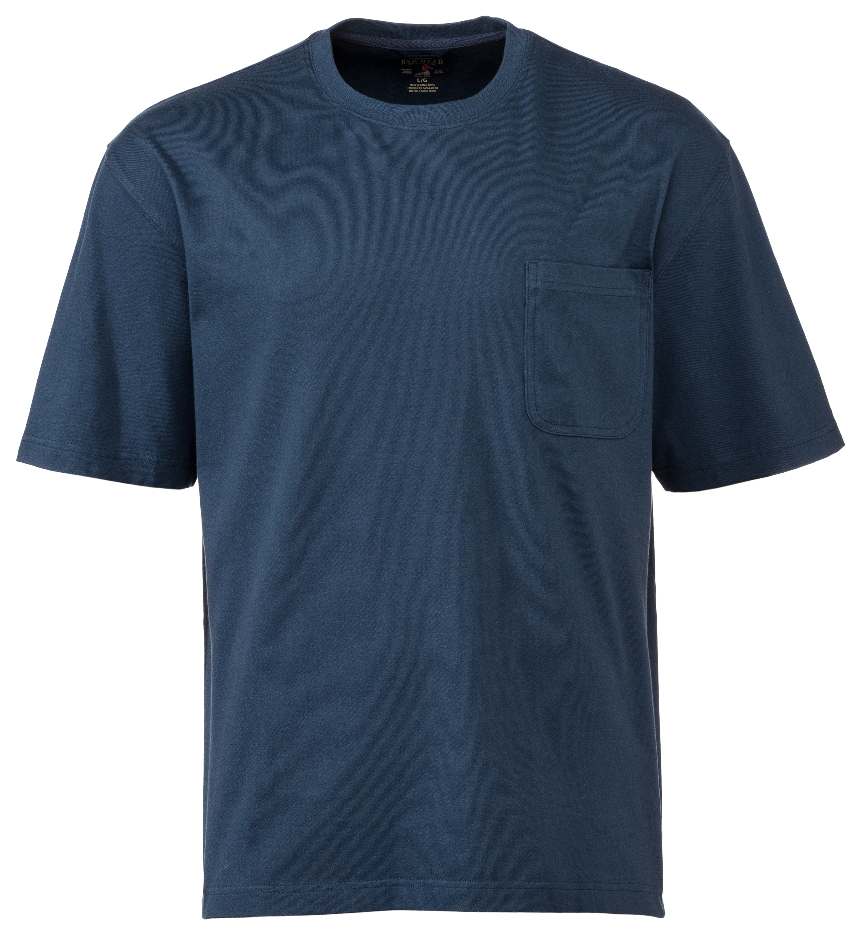 Image of RedHead Pocket Short-Sleeve T-Shirt for Men - Cadet Blue - 5XL
