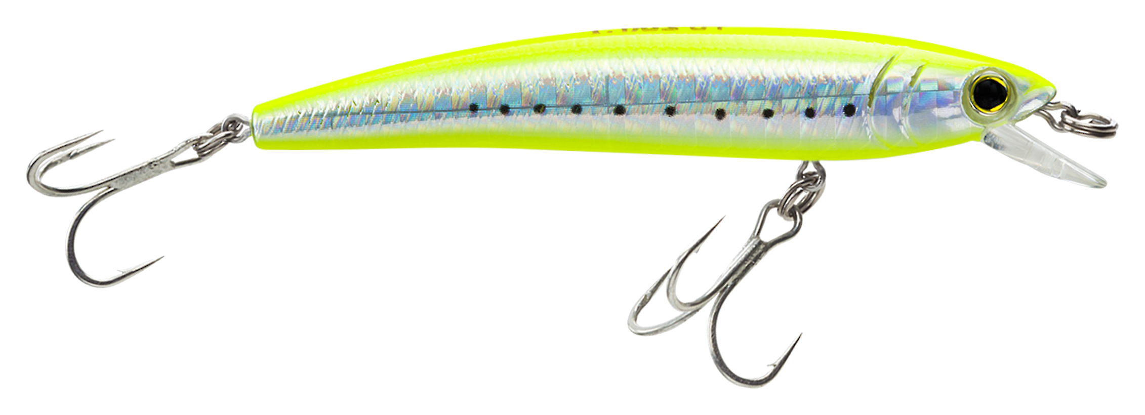 Image of Yo-Zuri Pin's Minnow Sinking - 2-3/4'' - Chartreuse