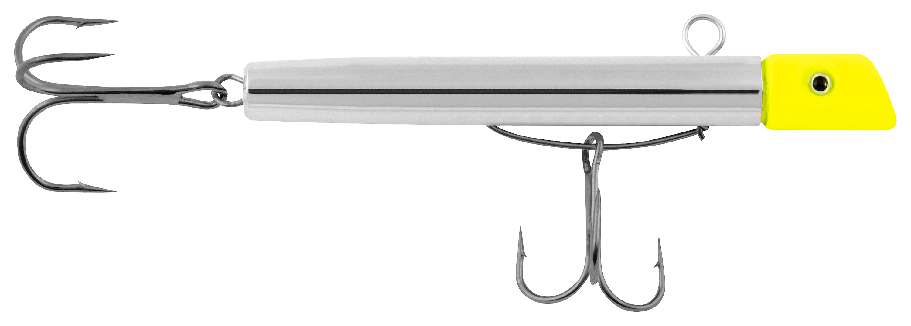 Image of Tsunami Zig Jig Pro - Chartreuse Head Chrome - 2-1/4''