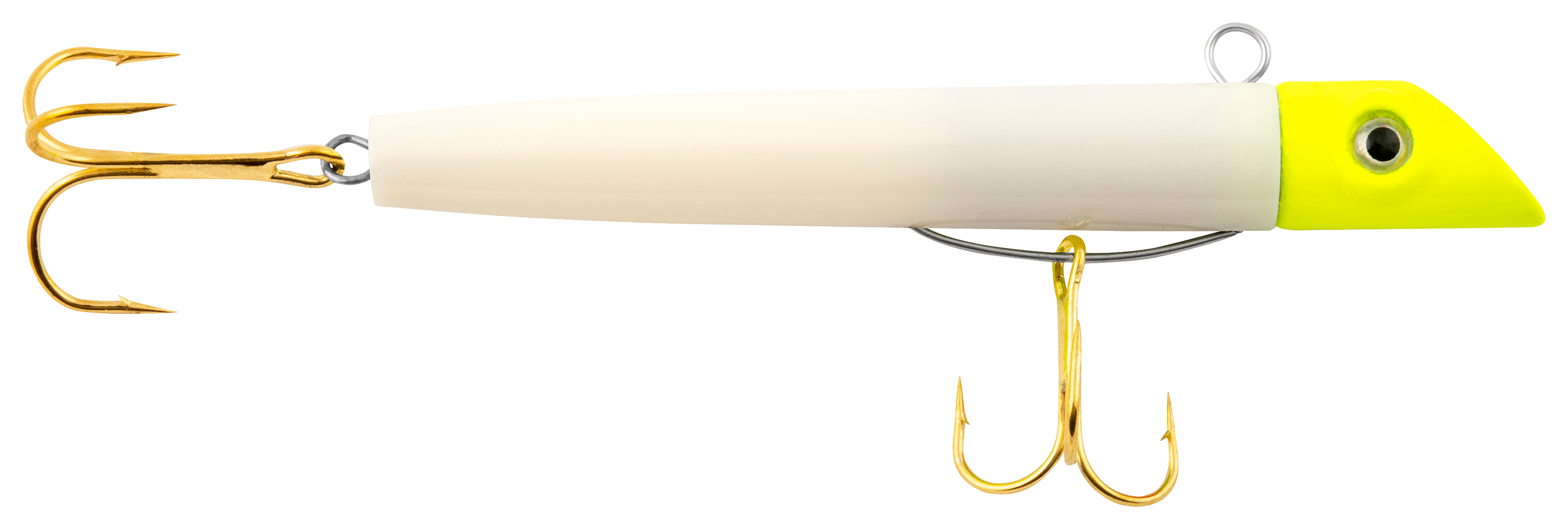 Image of Tsunami Zig Jig Pro - Chartreuse Head/White - 2-3/4''