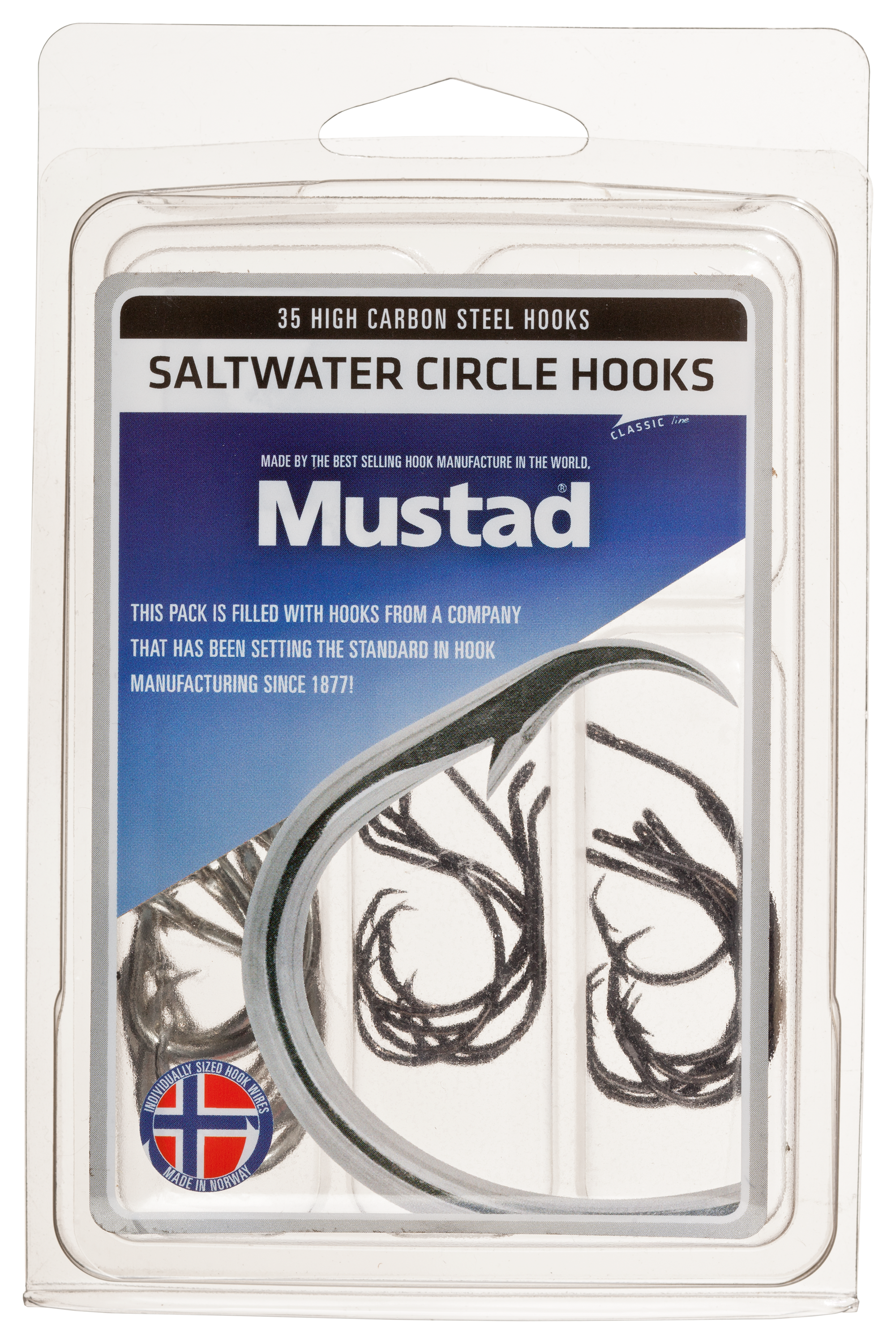 Mustad Saltwater Circle Hook 35-Piece Assortment
