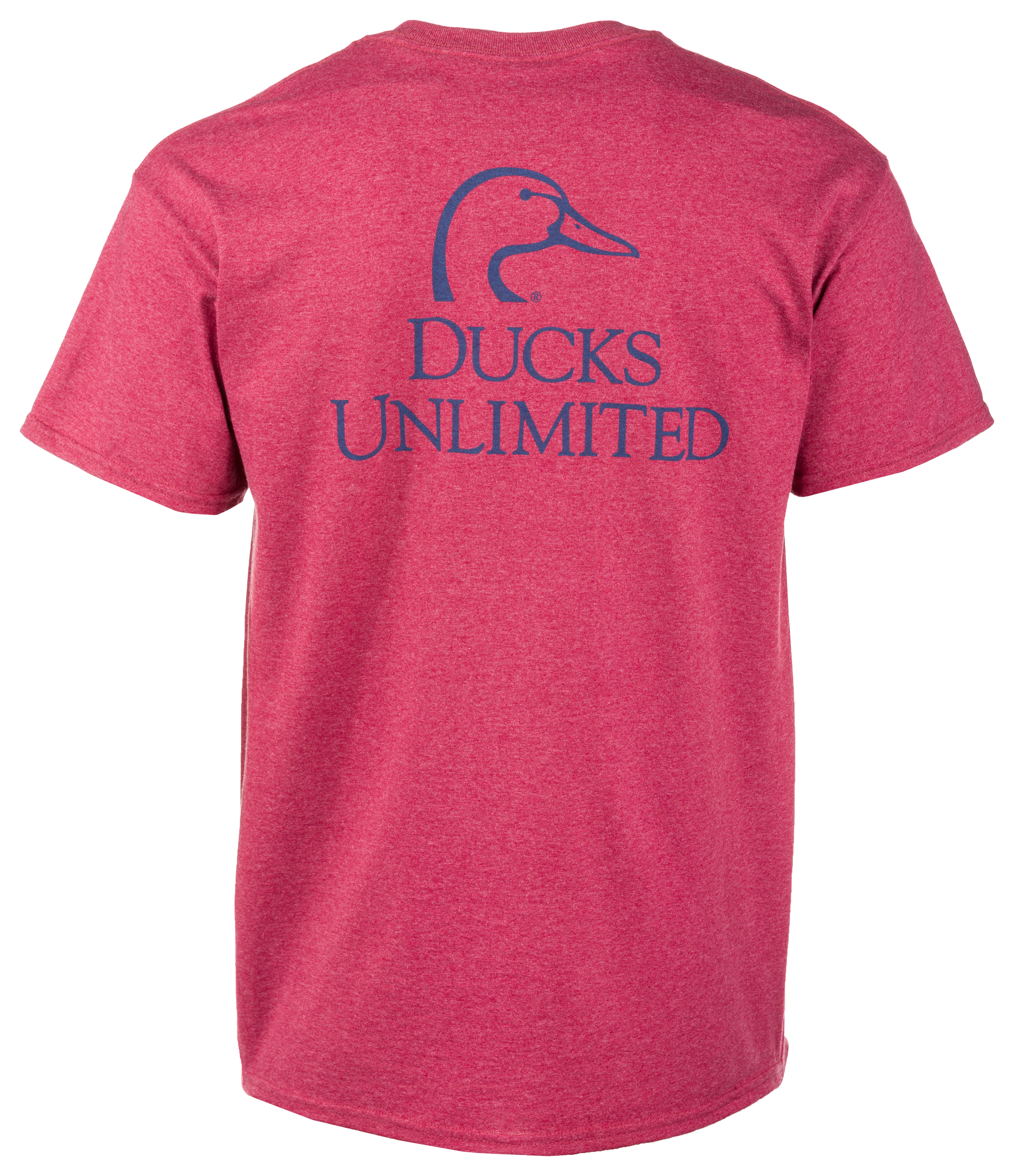 Ducks Unlimited Logo Short-Sleeve T-Shirt for Men - Cardinal Heather - S