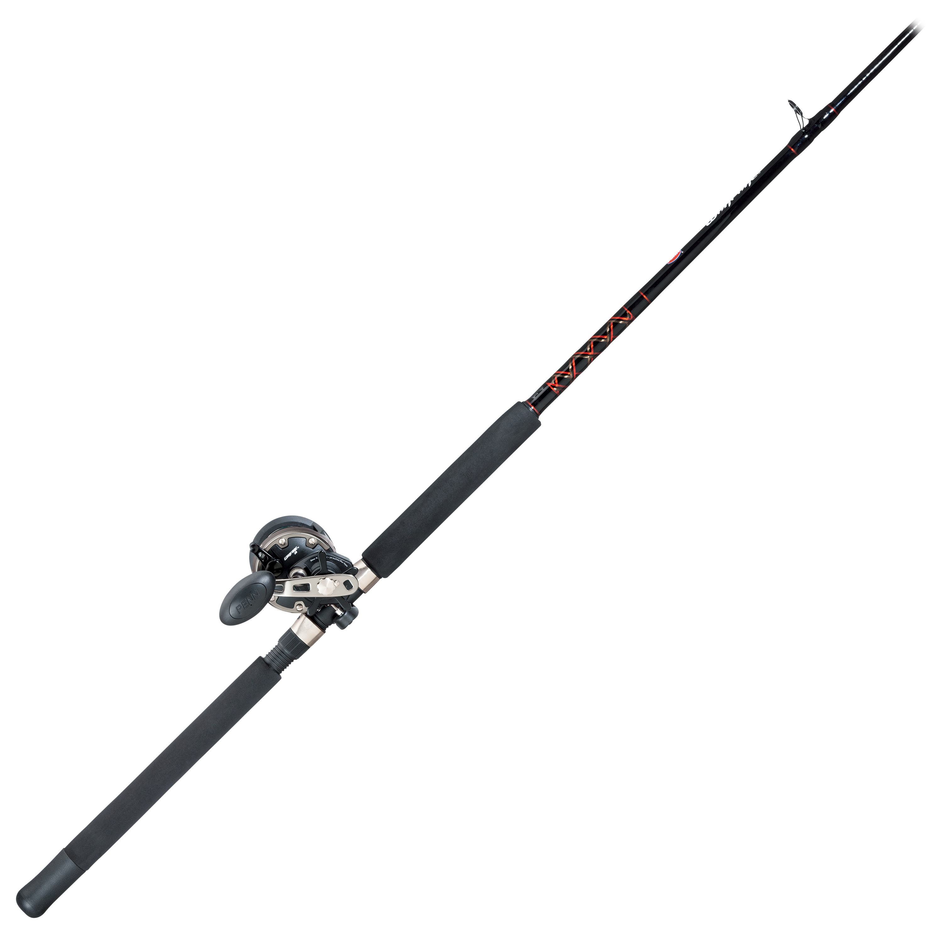 PENN Warfare Star Drag Conventional Rod and Reel Combo - 6 6  MH