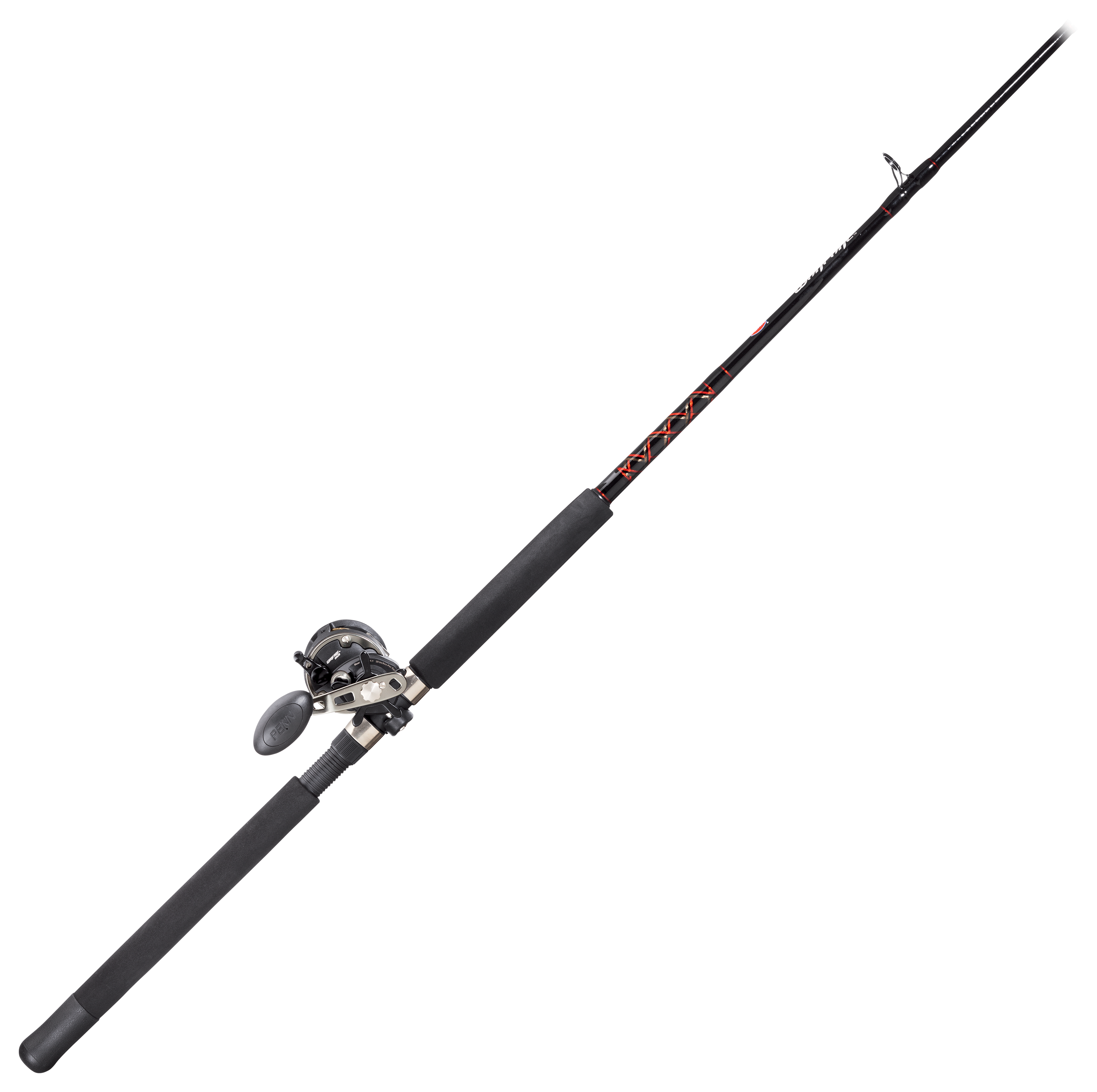 PENN Warfare Levelwind Conventional Rod and Reel Combo - 6 6  MH