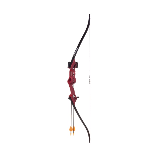 Bear Archery Flash Recurve Bow Package for Youth - Red