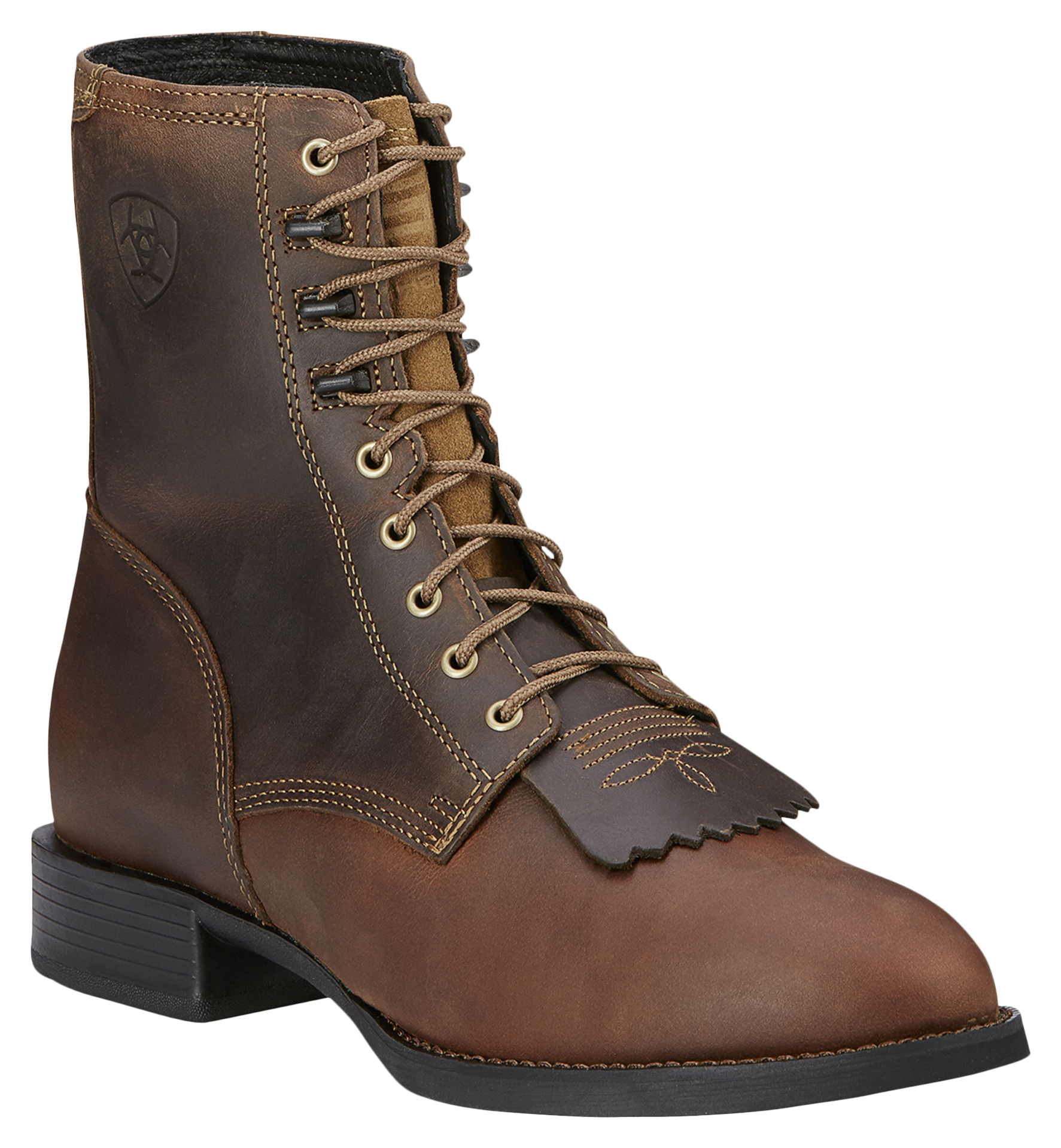 Men's Heritage Lacer Boots in Distressed Brown Full-Grain Leather, Size: 9.5 EE / Wide by Ariat