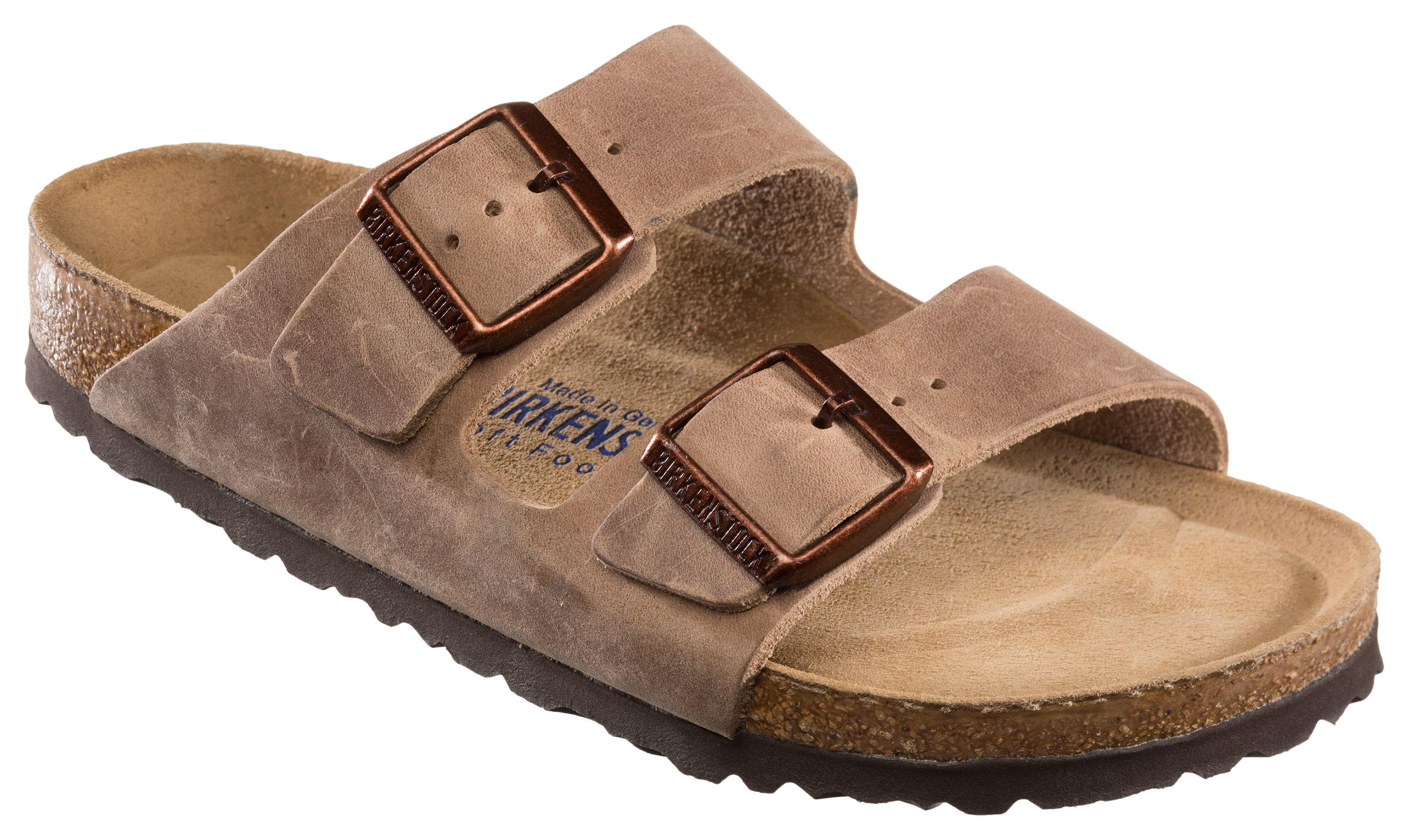 Birkenstock Arizona Soft Footbed Leather Sandals for Ladies