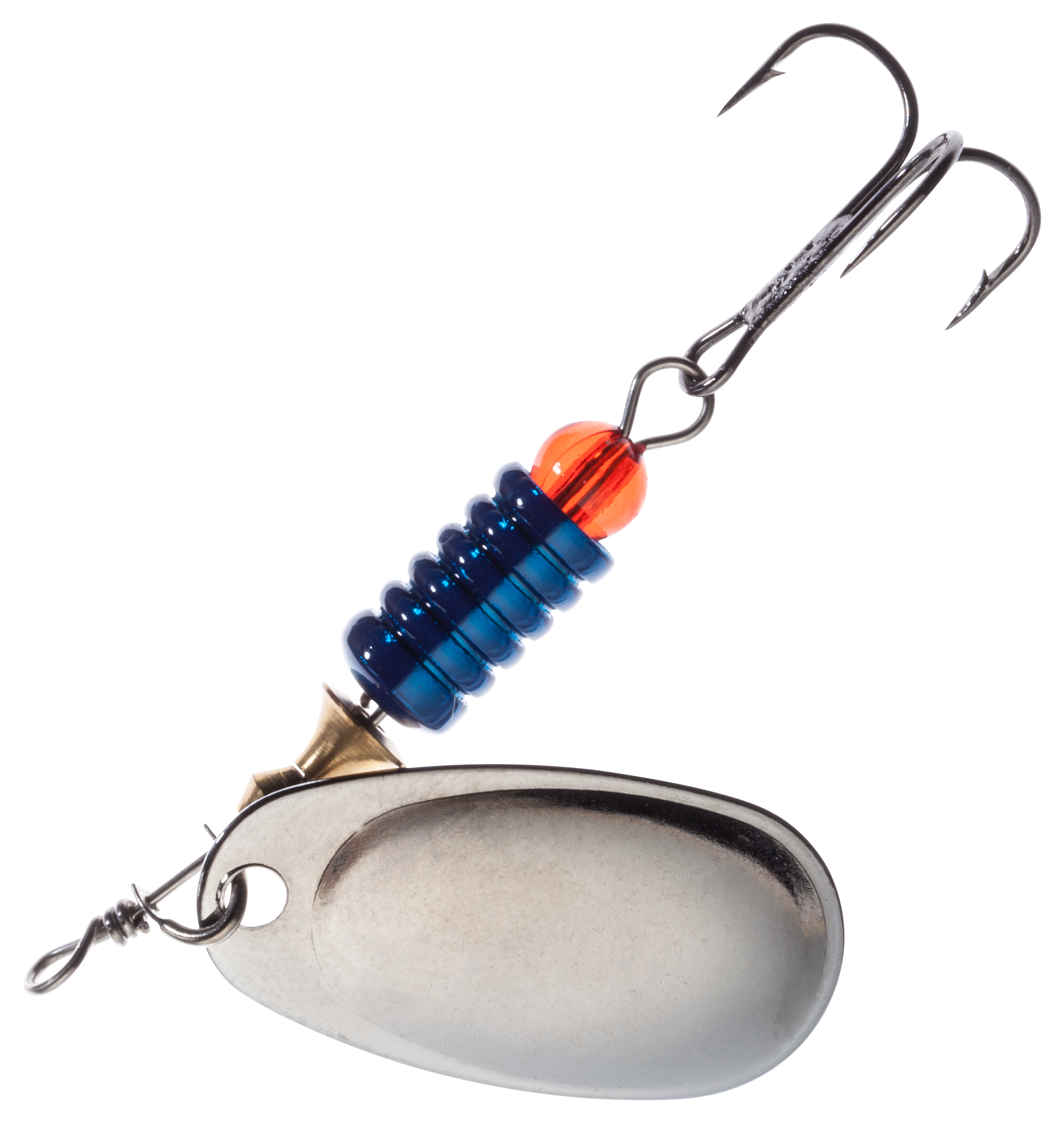 Bass Pro Shops Nitro Thumper Spinner - Silver Blue - 1/8 oz.