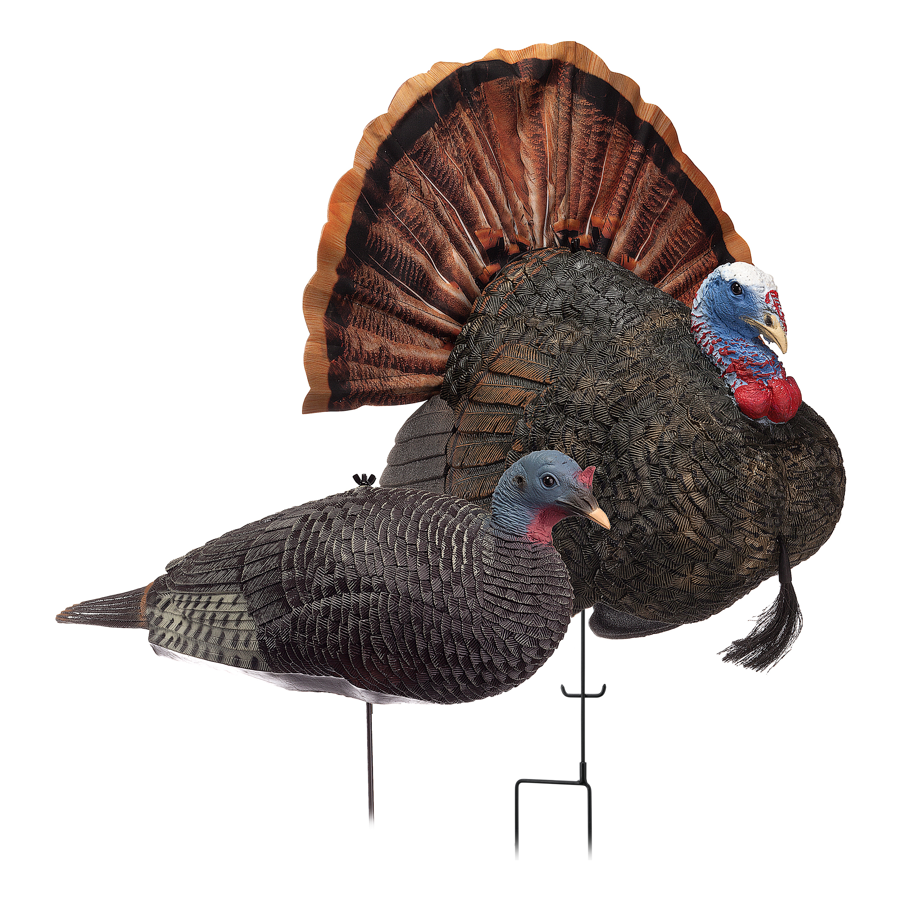 RedHead Reality Series Remote Crazy Jake and Mating Hen Turkey Decoy Combo