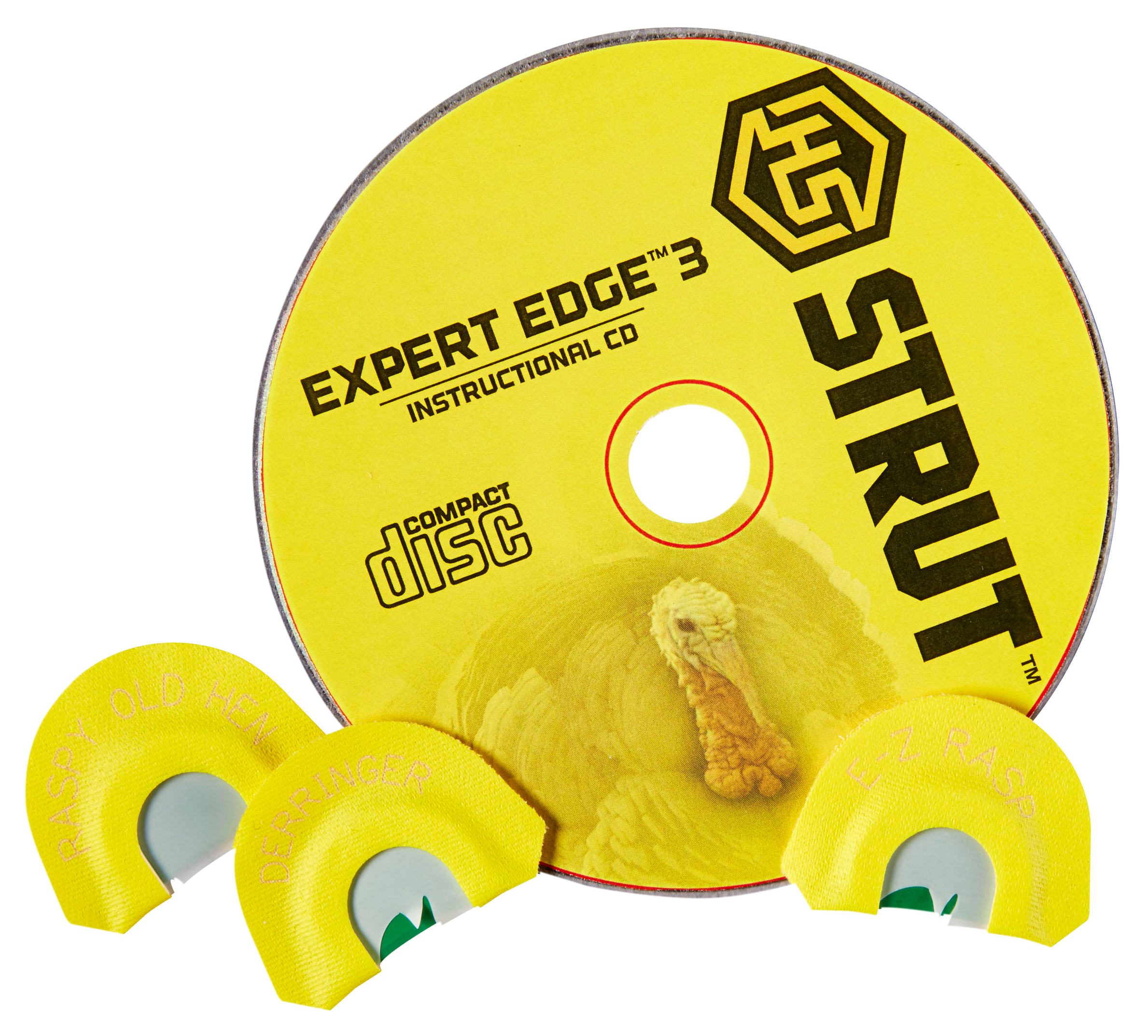 Hunter's Specialties H.S. Strut Expert Edge 3 Mouth Turkey Call Set - Yellow