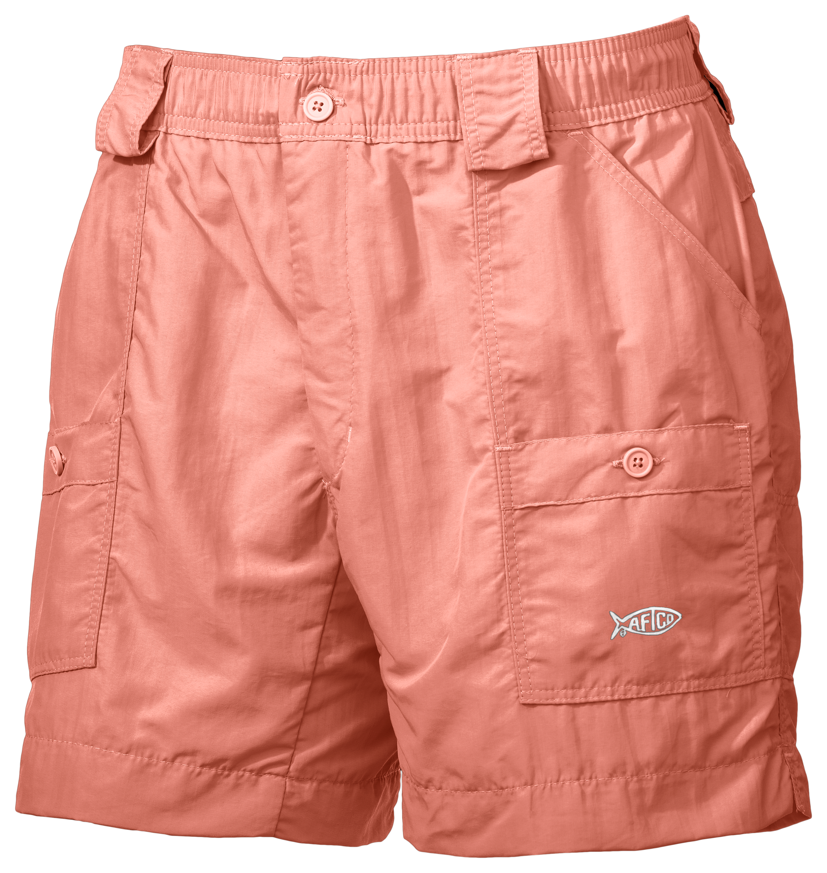 Image of AFTCO Original Fishing Shorts for Men - Coral - 38