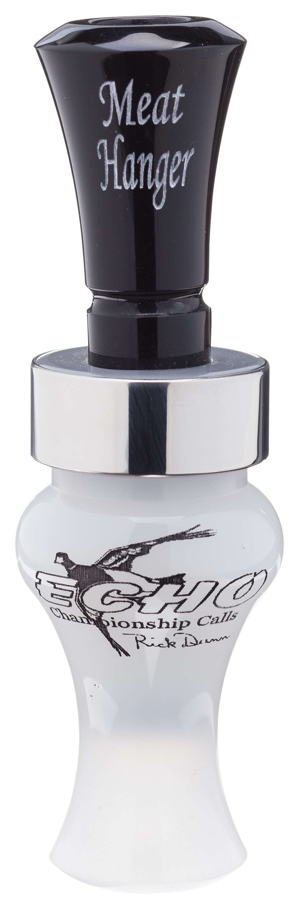 Image of Echo Calls Meat Hanger Acrylic Duck Call - Pearl/Black