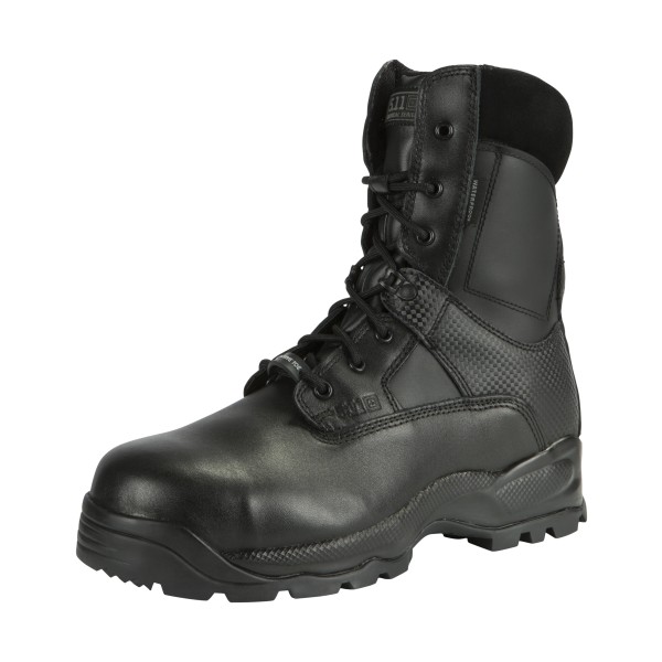 5 11 Tactical A T A C  Shield Side Zip Safety Toe Tactical Boots for Men - Black - 11 5M