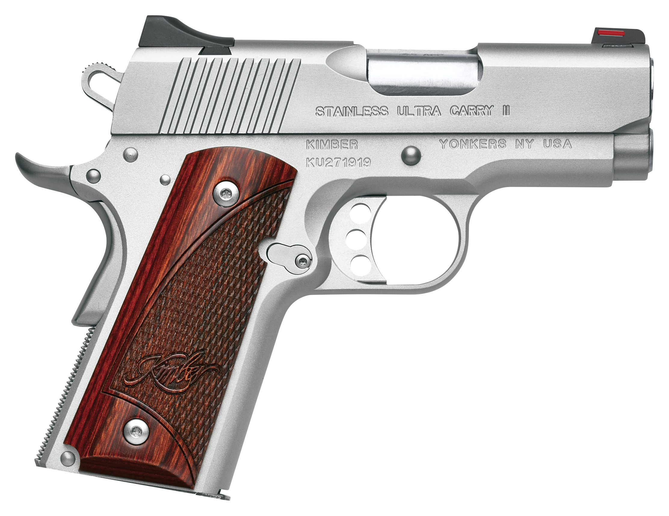 Kimber Stainless Ultra Carry II SemiAuto Pistol  45 Automatic Colt Pistol