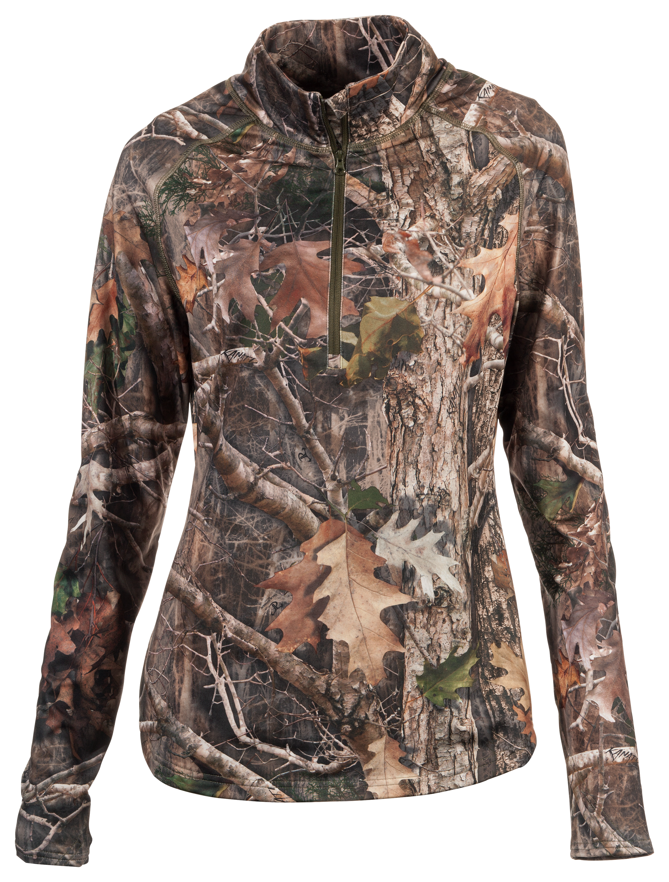 Performance Fleece 1/4 Zip Shirt - Predator Camo