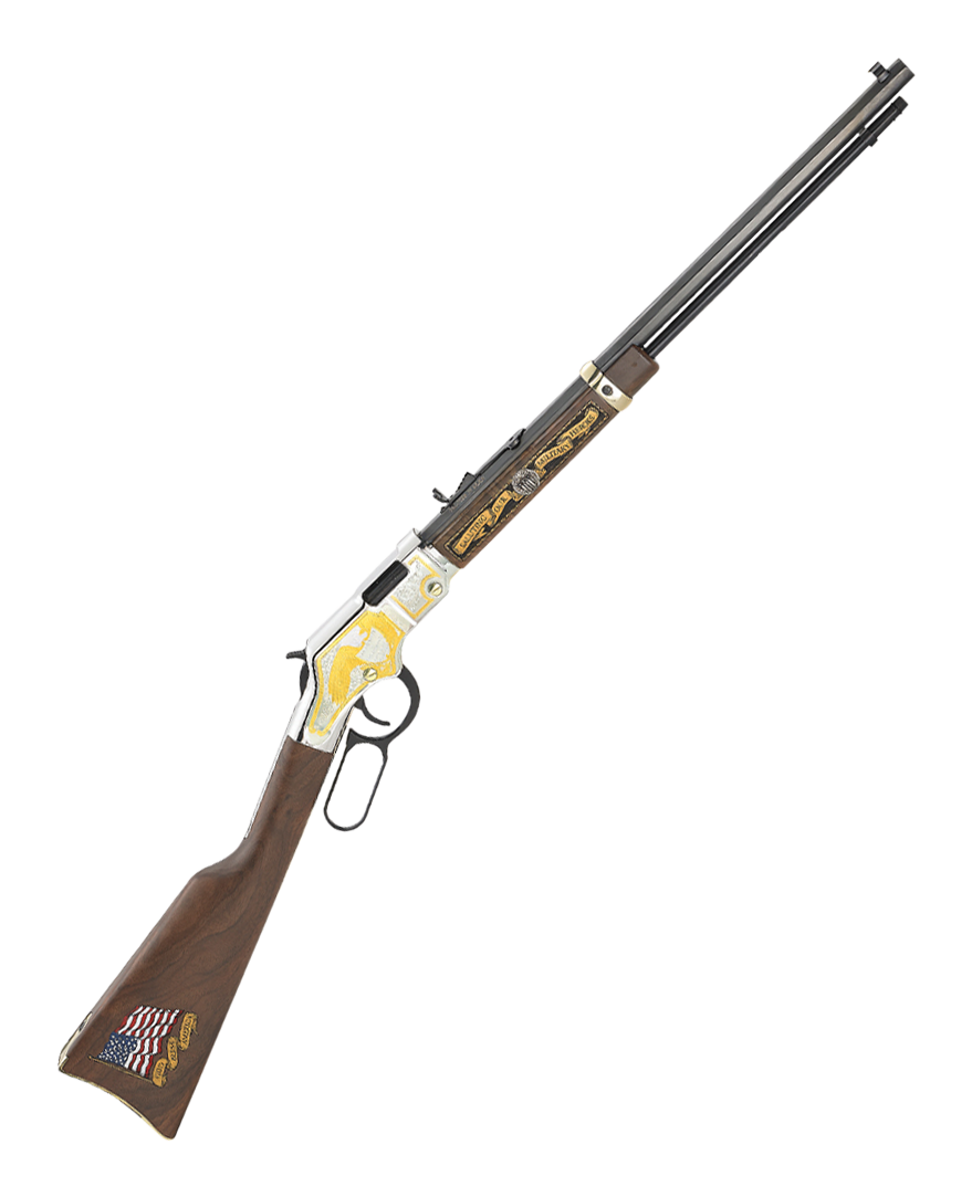 Henry Military Service Tribute 2nd Edition Rifle - Brown -  H004MS2