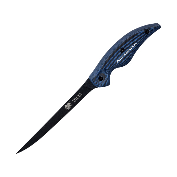 Cuda Titanium Non-Stick Professional Fillet Knife with Sheath - 9 
