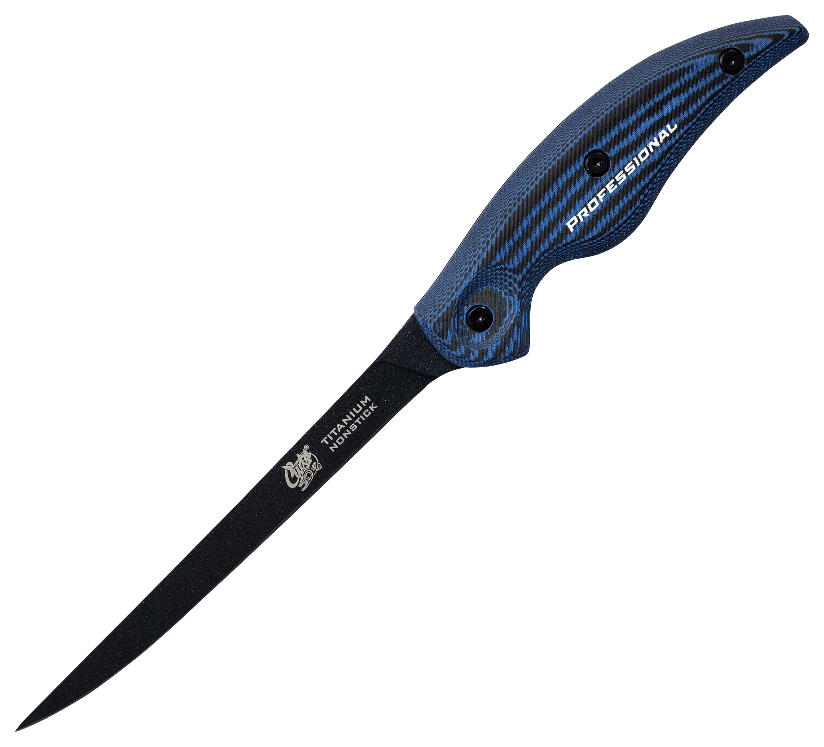 Cuda Titanium Non-Stick Professional Fillet Knife with Sheath - 9 