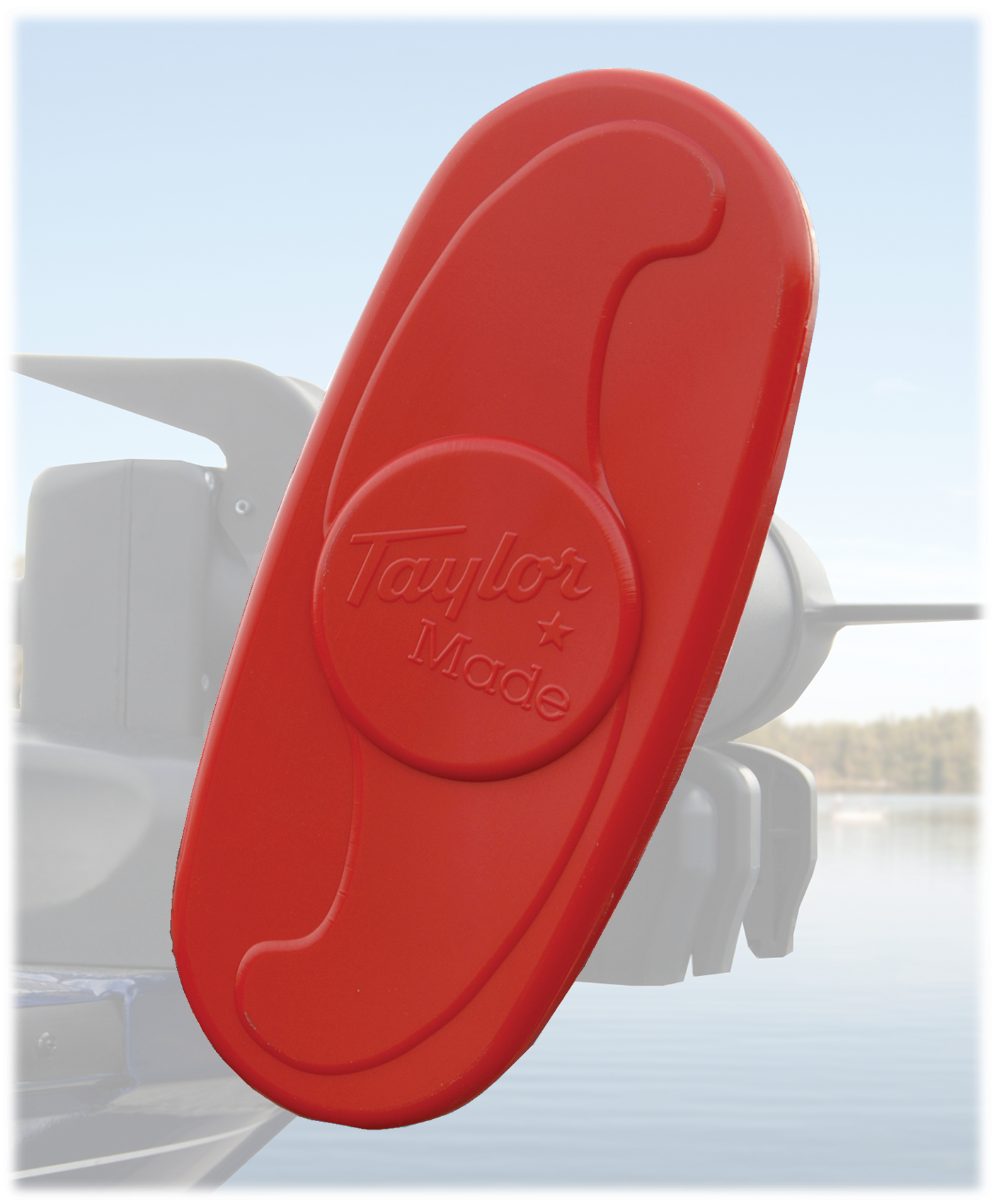 Image of Taylor Made Trolling Motor Prop Cover - 2 Blade - Red