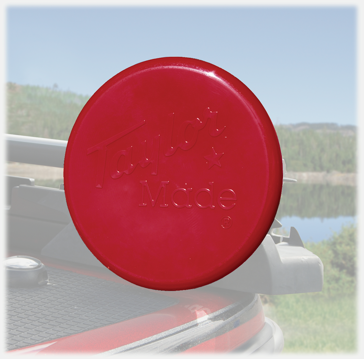 Image of Taylor Made Trolling Motor Prop Cover - 3 Blade - Red