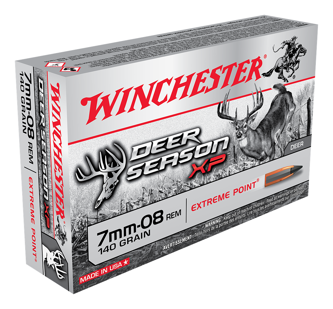 Winchester Deer Season XP Centerfire Rifle Ammo - 7mm-08 Remington