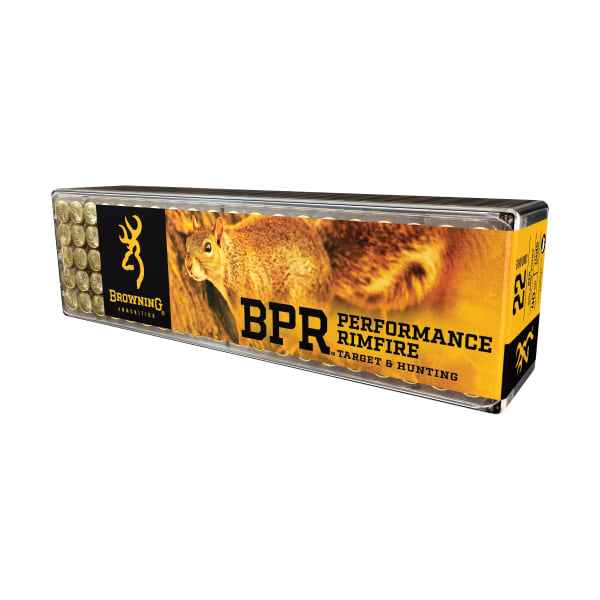 Browning BPR Performance Rimfire Ammo - Lead Hollow Point - 100 Rounds