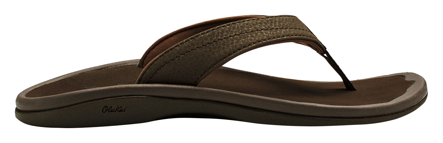 Image of OluKai Ohana Thong Sandals for Women - Dark Java/Dark Java