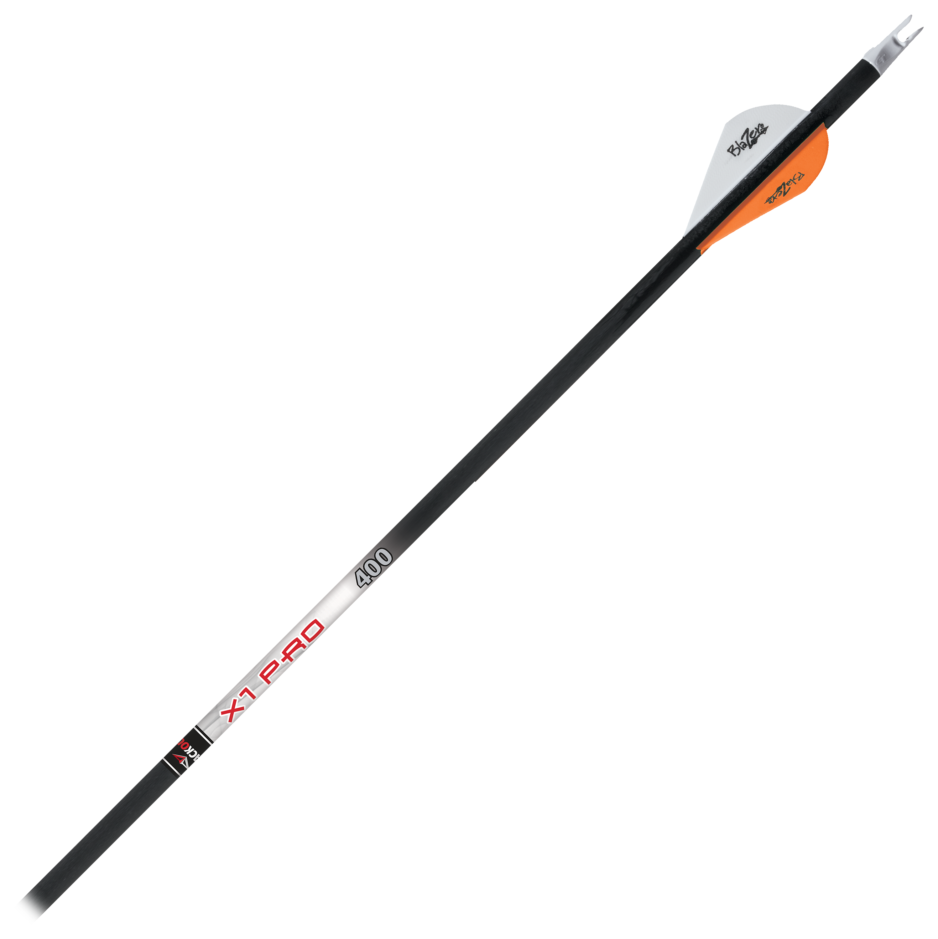 BlackOut X1 Pro Carbon Arrows - 2 Blazer Vanes - 300 - 1/2 Dozen