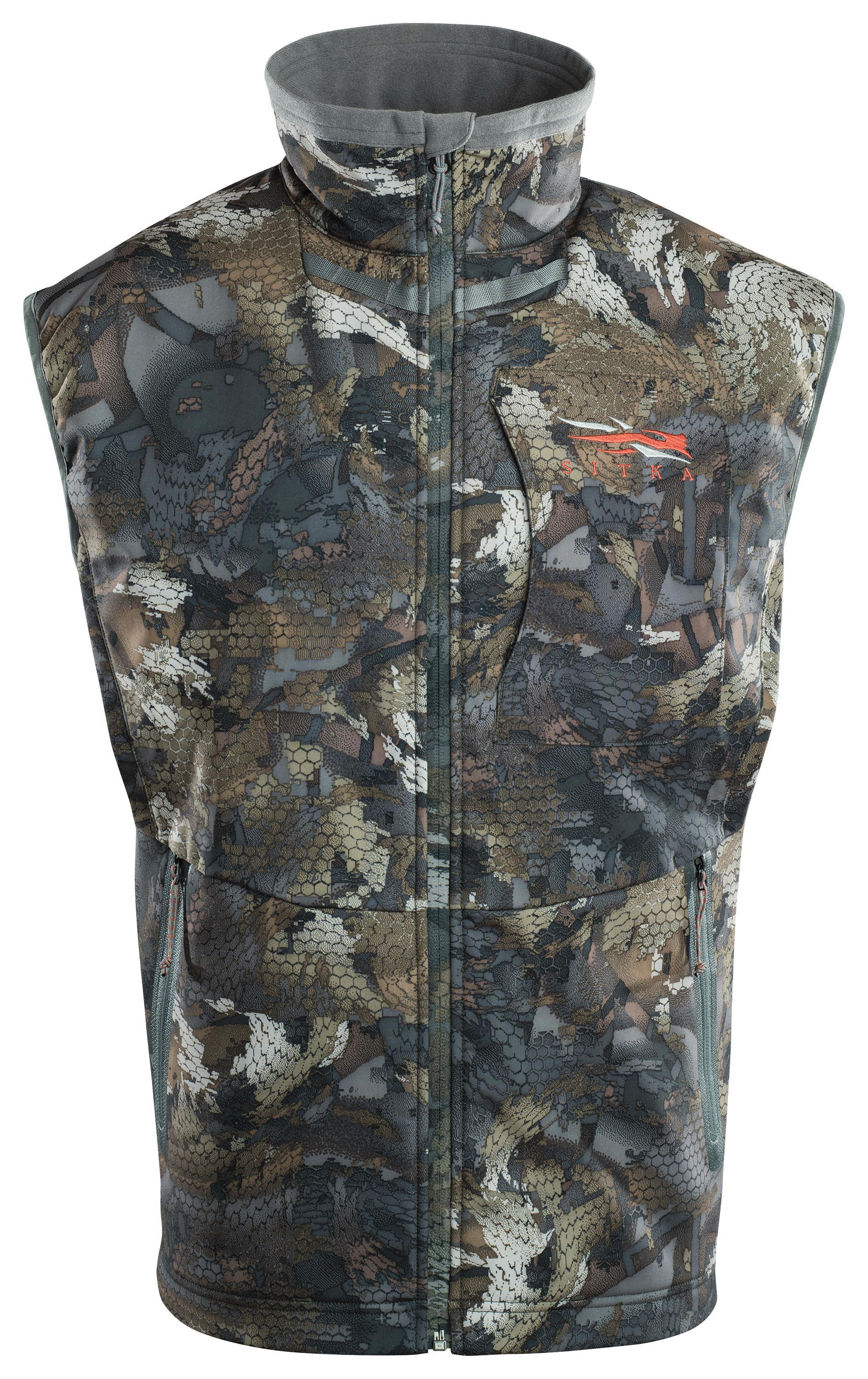 Sitka GORE OPTIFADE Concealment Waterfowl Timber Dakota GORE-TEX INFINIUM  WINDSTOPPER Vest for Men