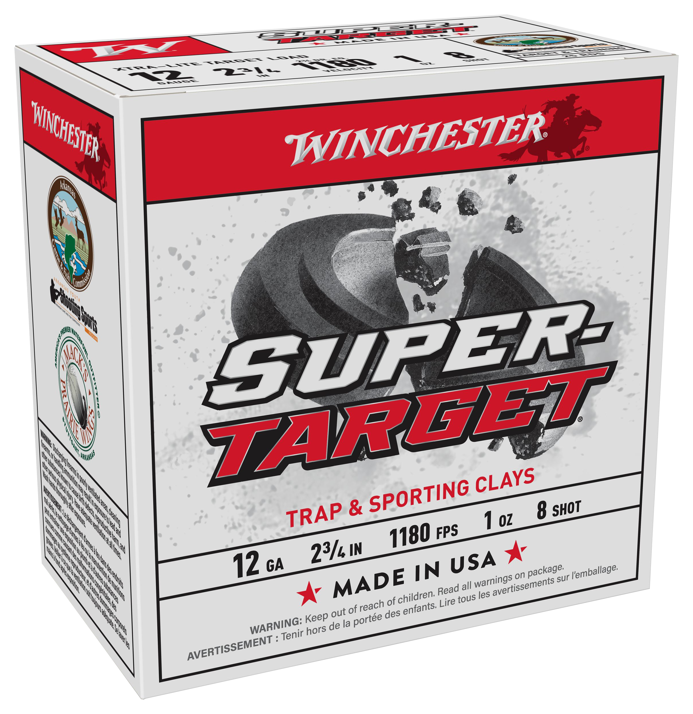 Winchester Super-Target Target Load Shotshells -  12 gauge - 1 oz. - 8 Shot - 25 Rounds