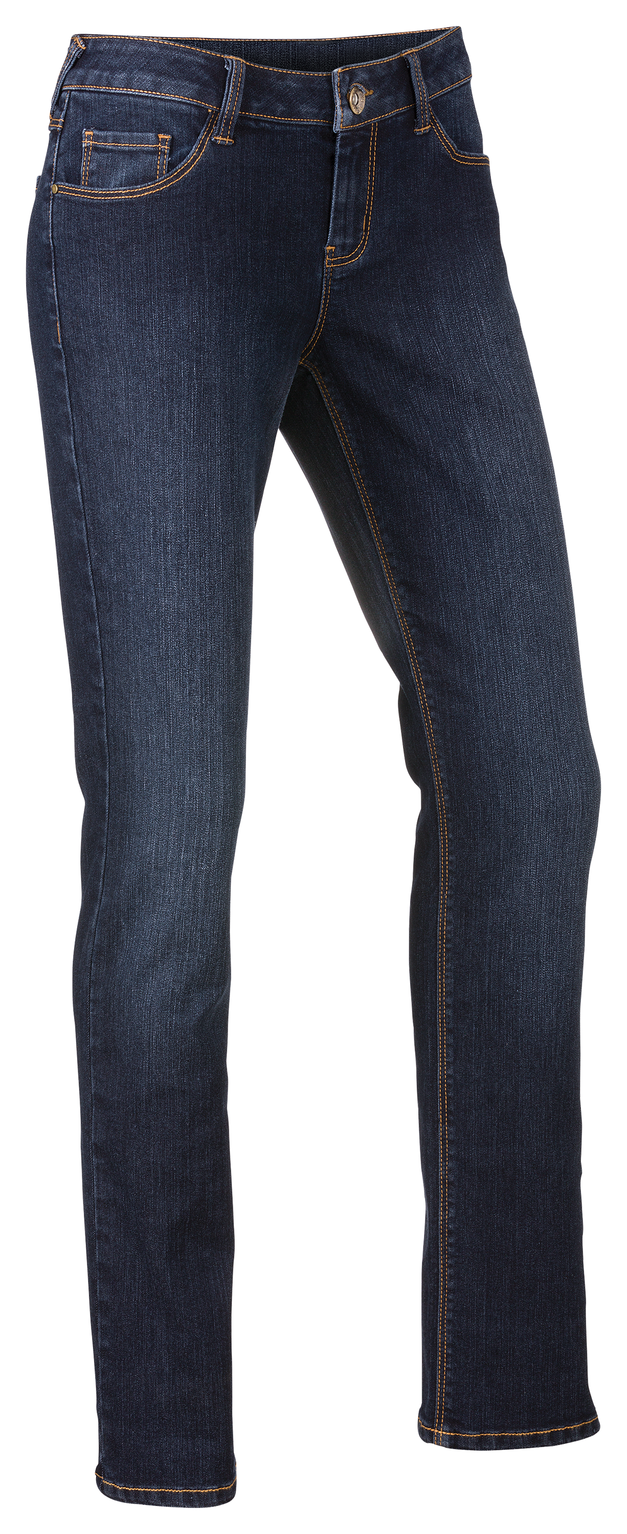 Natural Reflections Classic Fit Straight Leg Jeans for Ladies - Dark Wash - 6 Tall