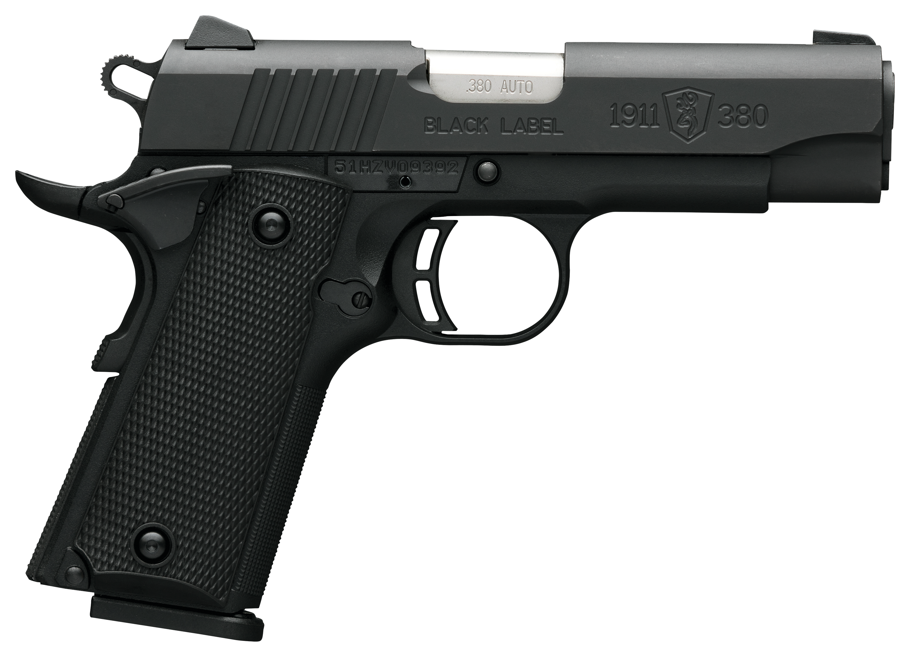 Image of Browning 1911-380 Black Label Compact Semi-Auto Pistol - Black
