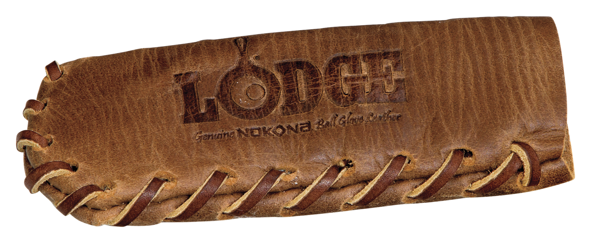 Lodge Cast Iron Nokona Leather Handle Mitt, Sprial Stitched