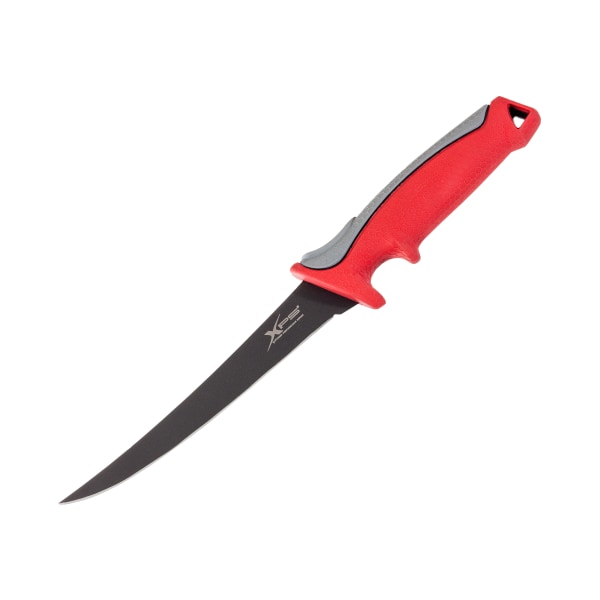 Bass Pro Shops XPS Professional-Grade Fillet Knife  - Red Gray - 7 