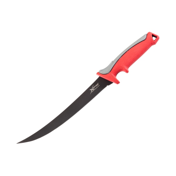 Bass Pro Shops XPS Professional-Grade Fillet Knife  - Red Gray - 9 