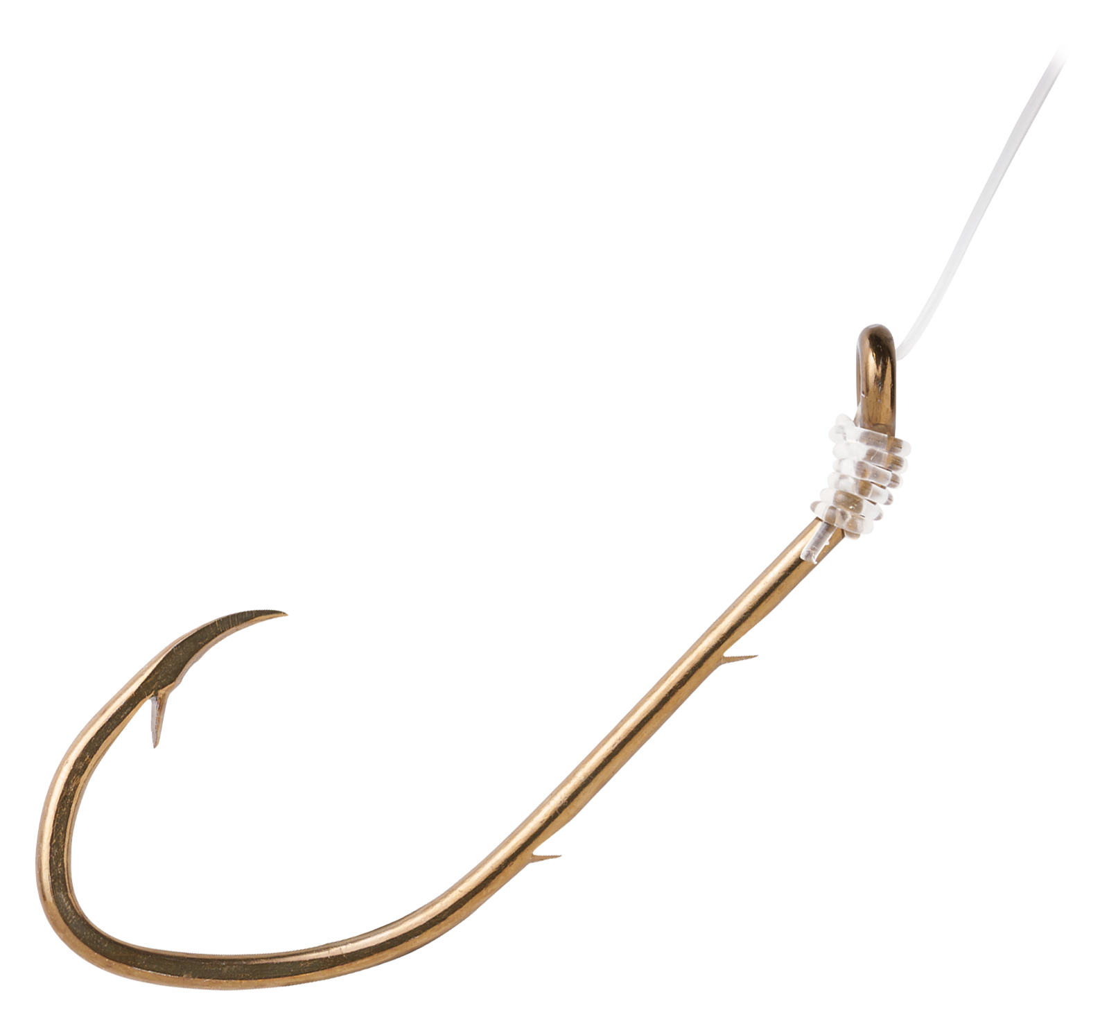 Eagle Claw Pro-V Bend Snelled Baitholder Hook