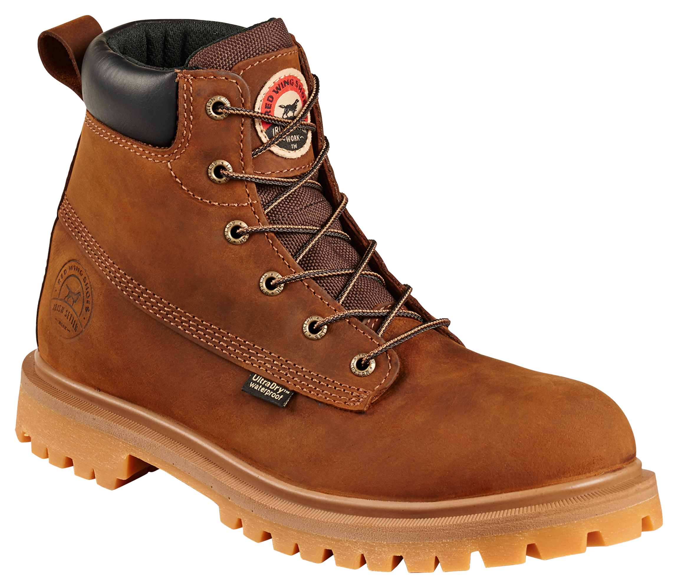 Irish Setter Hopkins Waterproof Safety Toe Leather Work Boots for Men