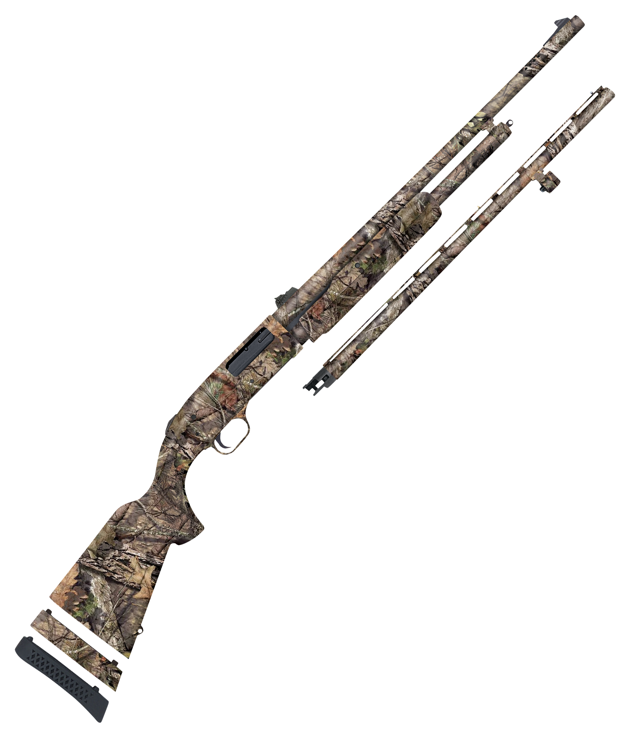 Mossberg 500 Super Bantam Field/Deer Pump-Action Shotgun Combo in Mossy Oak Camo