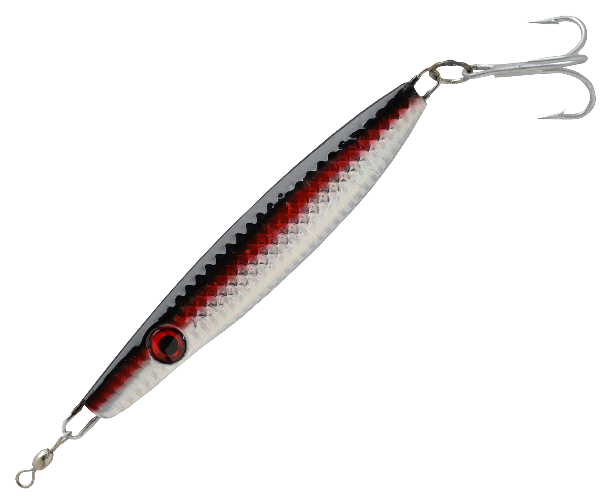 Image of P-Line Sassin Jig - Silver Black Red - 3 oz.