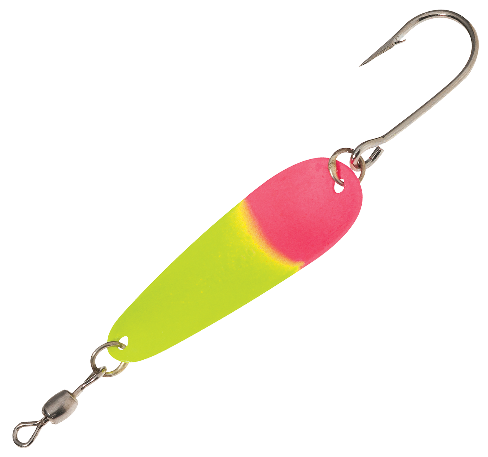 Image of "Dick Nite Spoon - Chartreuse/Hot Head UV - 1"""