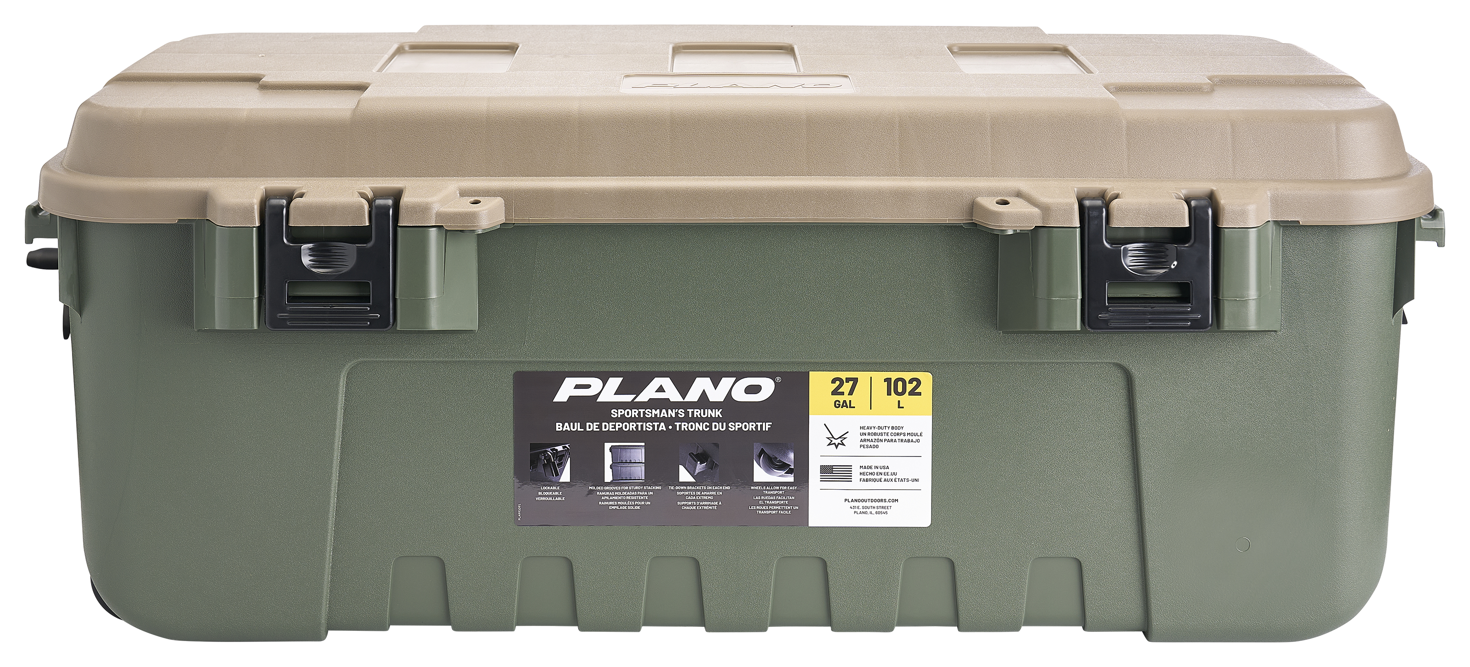 Plano Sportsman's Tote - 108-Qt. with Wheels