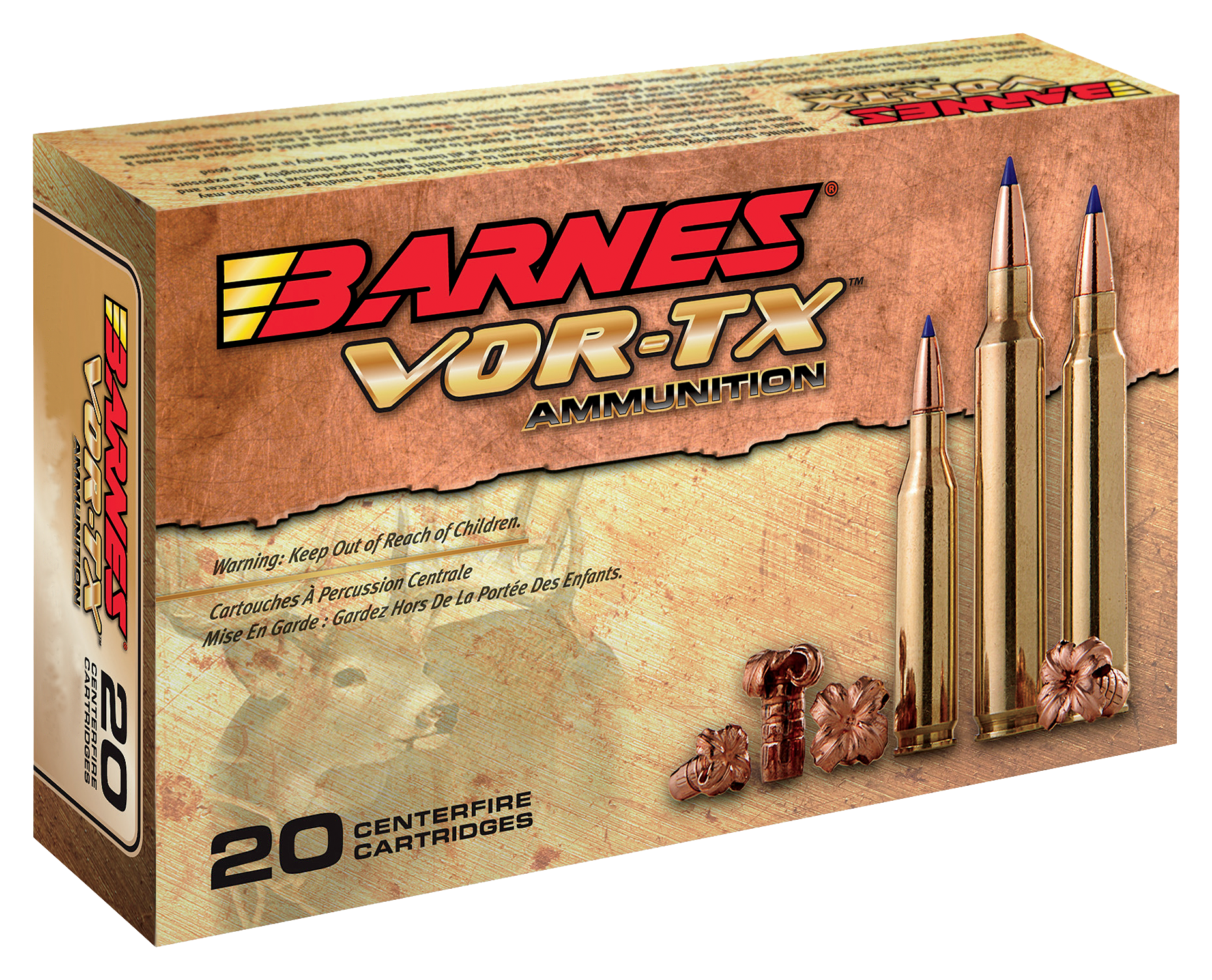 Barnes VOR-TX 5.56x45mm NATO 62 Grain Centerfire Rifle Ammo