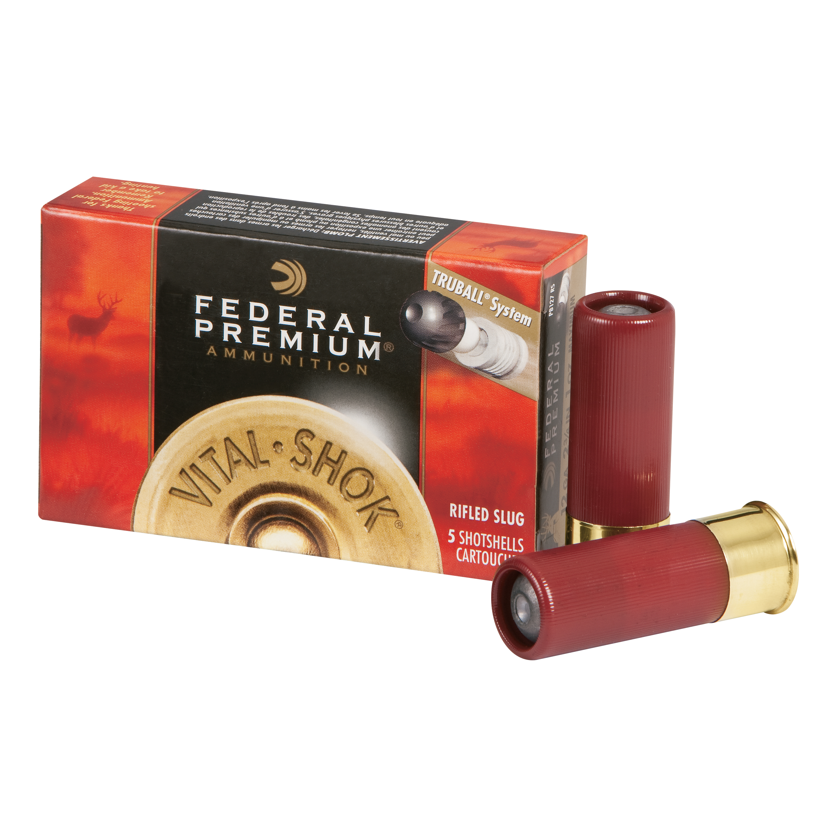 Image of Federal Premium Vital-Shok TruBall Rifled Slug Shotshells