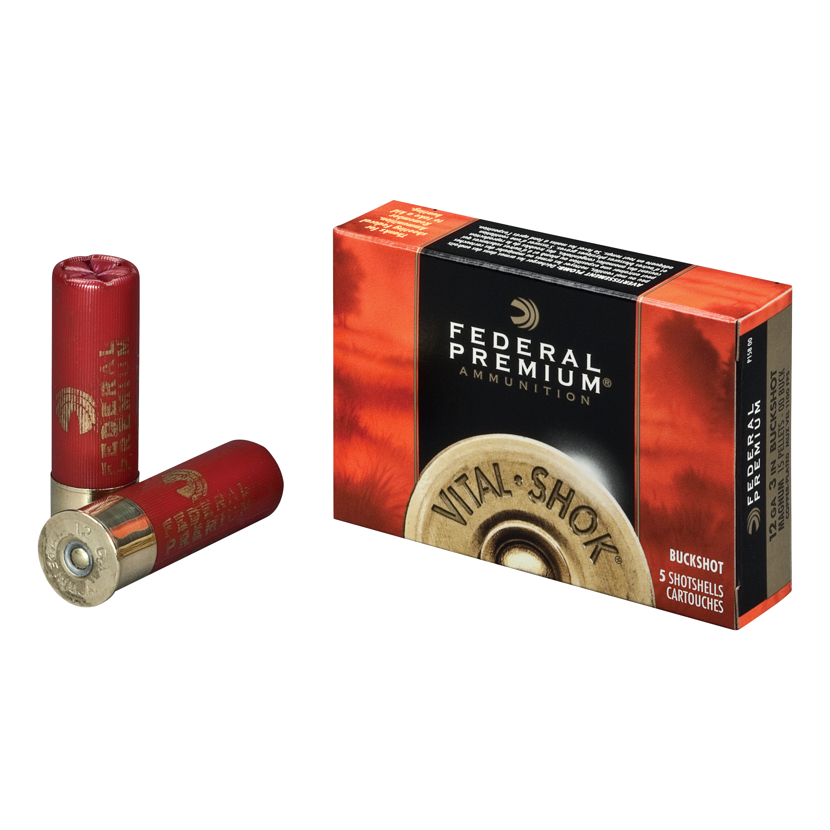 Image of Federal Premium Vital-Shok Flitecontrol Wad Buckshot Shotshells