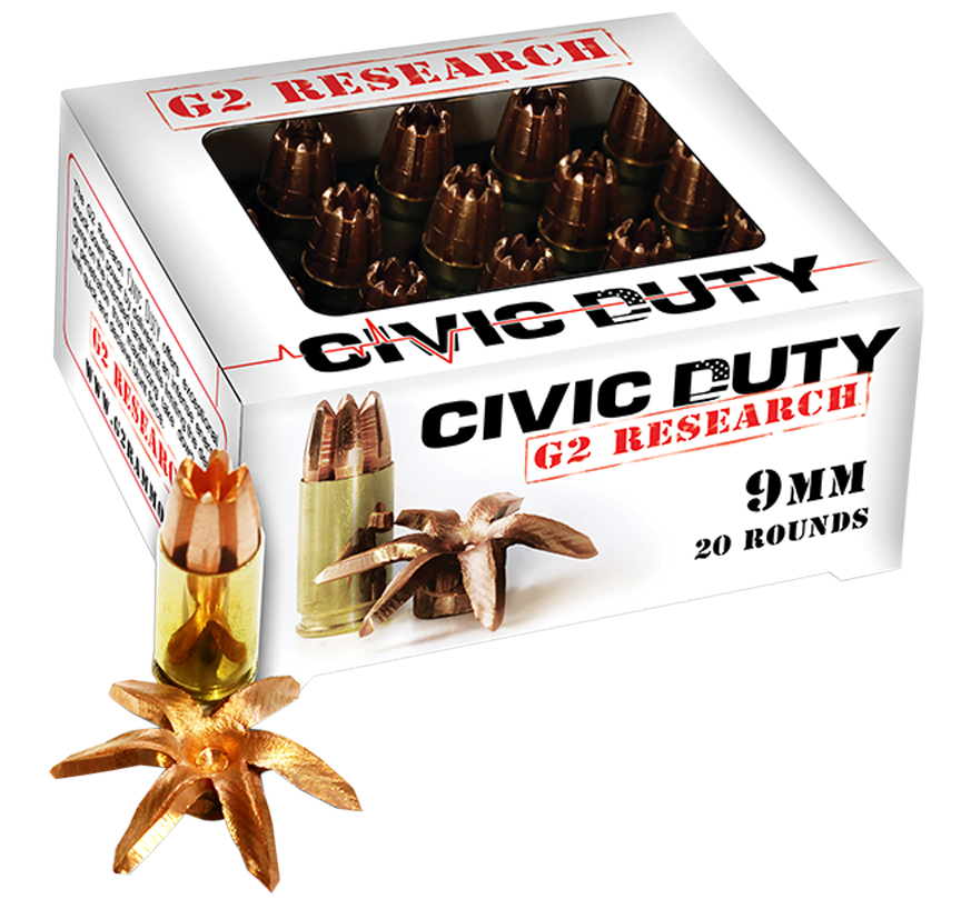 Image of G2 Research Civic Duty Handgun Ammo