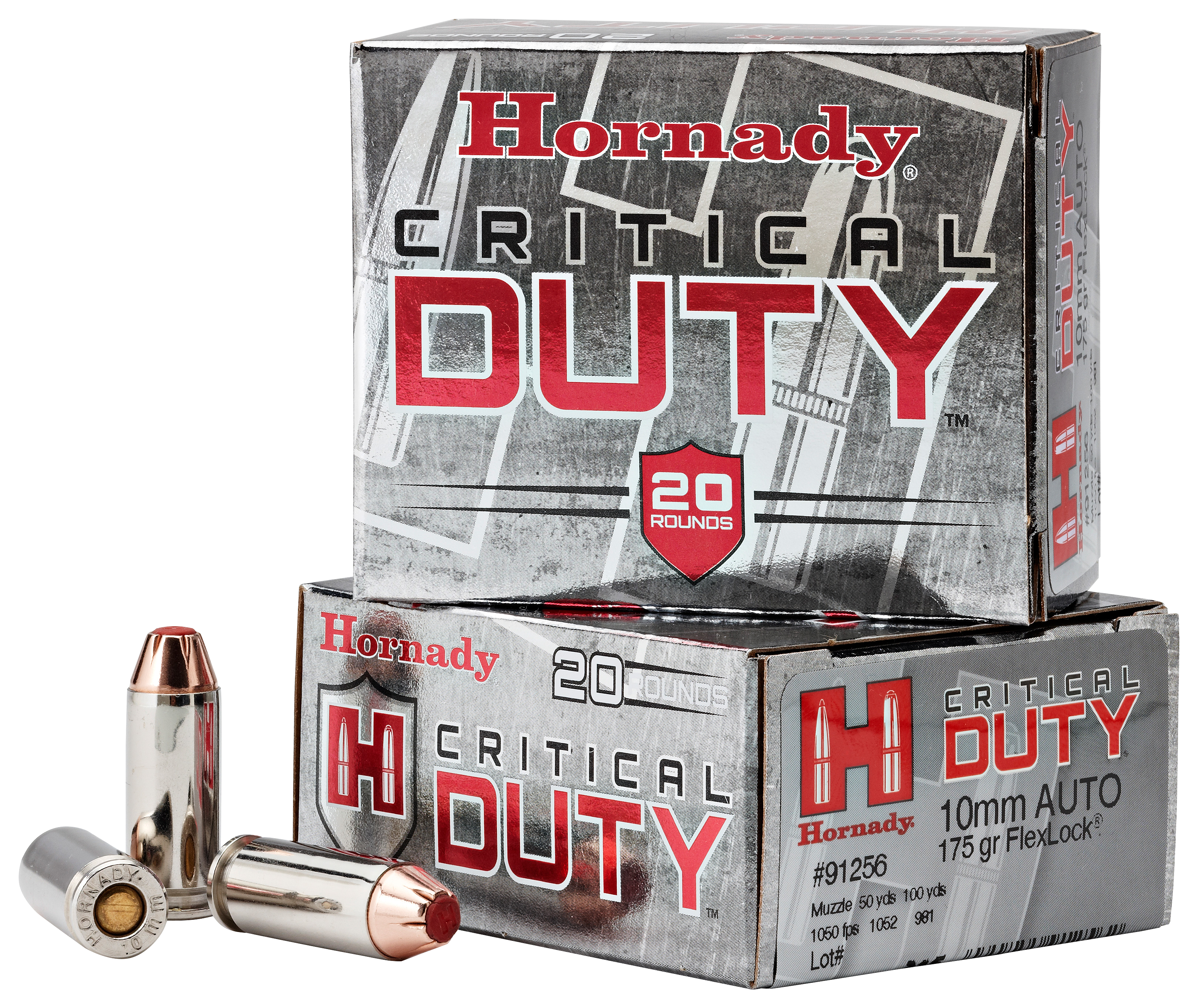 Image of Hornady Critical DUTY Tactical 10mm 175 Grain Handgun Ammo